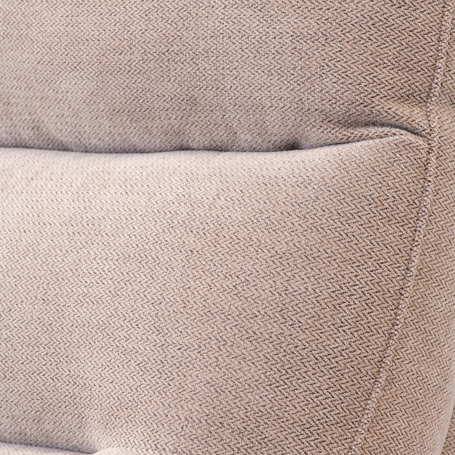 Mink fabric electric recliner sofa with footrest extended