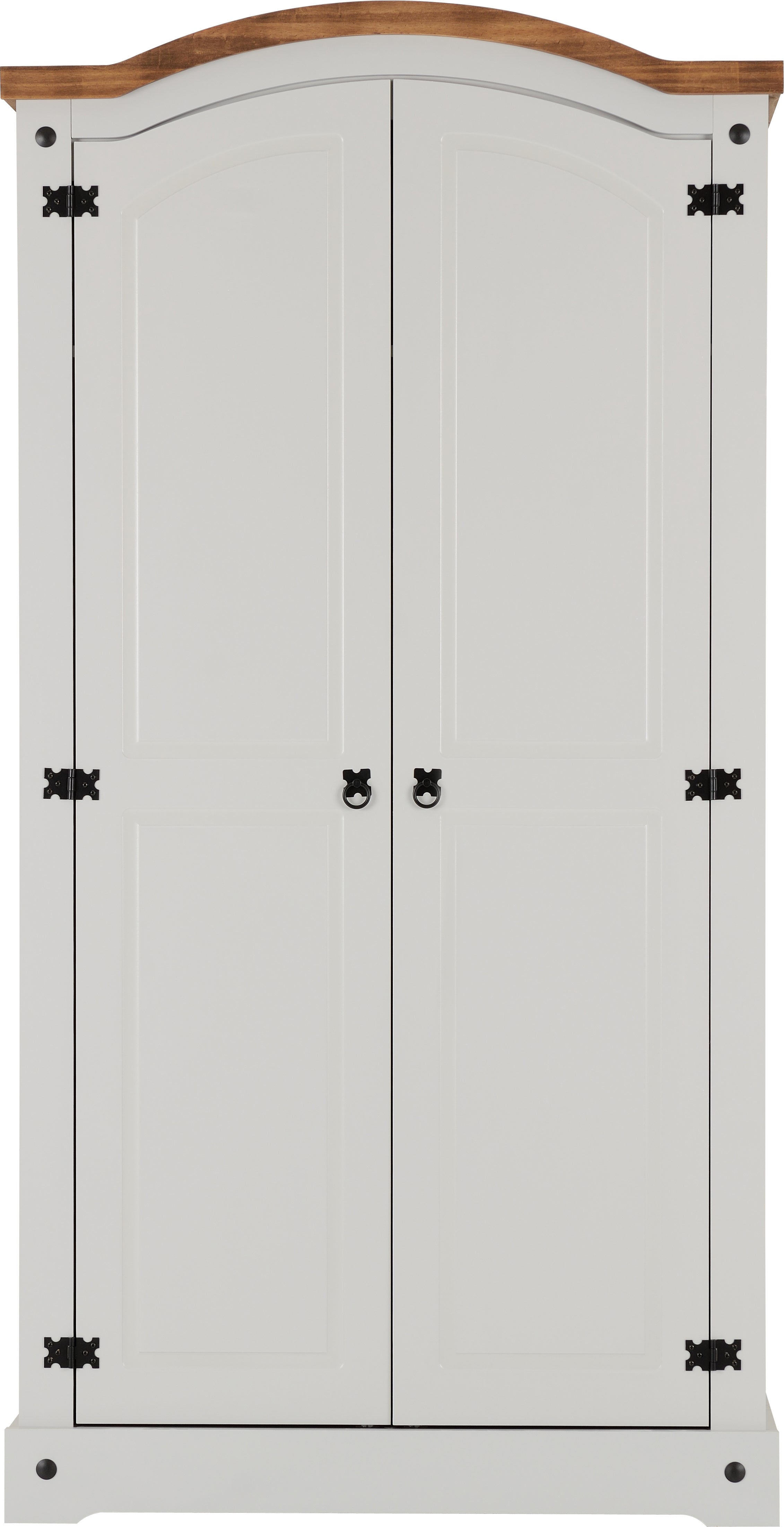 2 door wardrobe grey