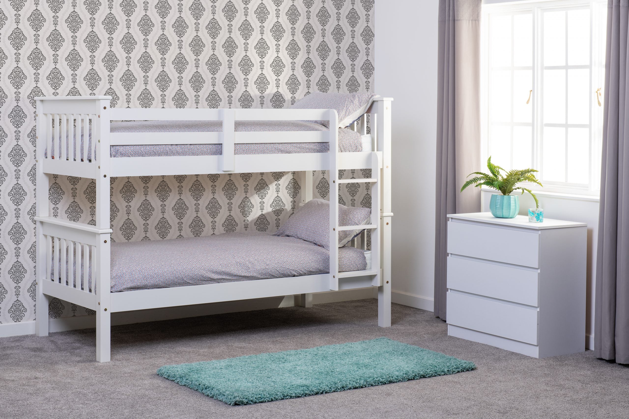 Neptune 3' Bunk Bed White