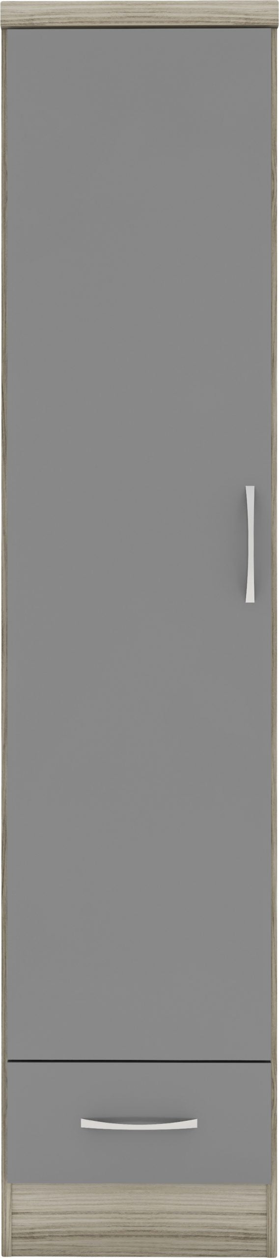 wardrobe grey gloss