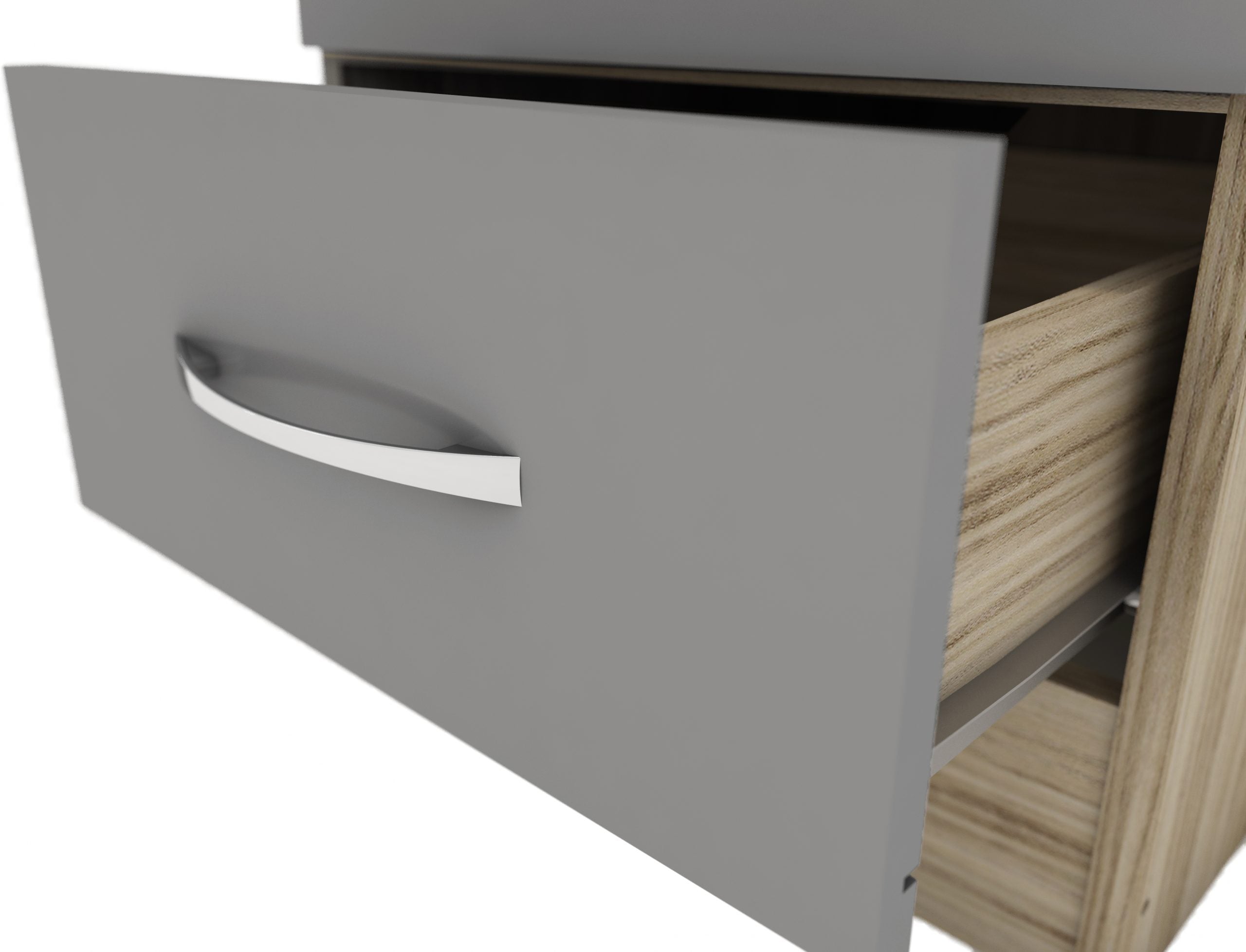 grey gloss fitted wardrobes