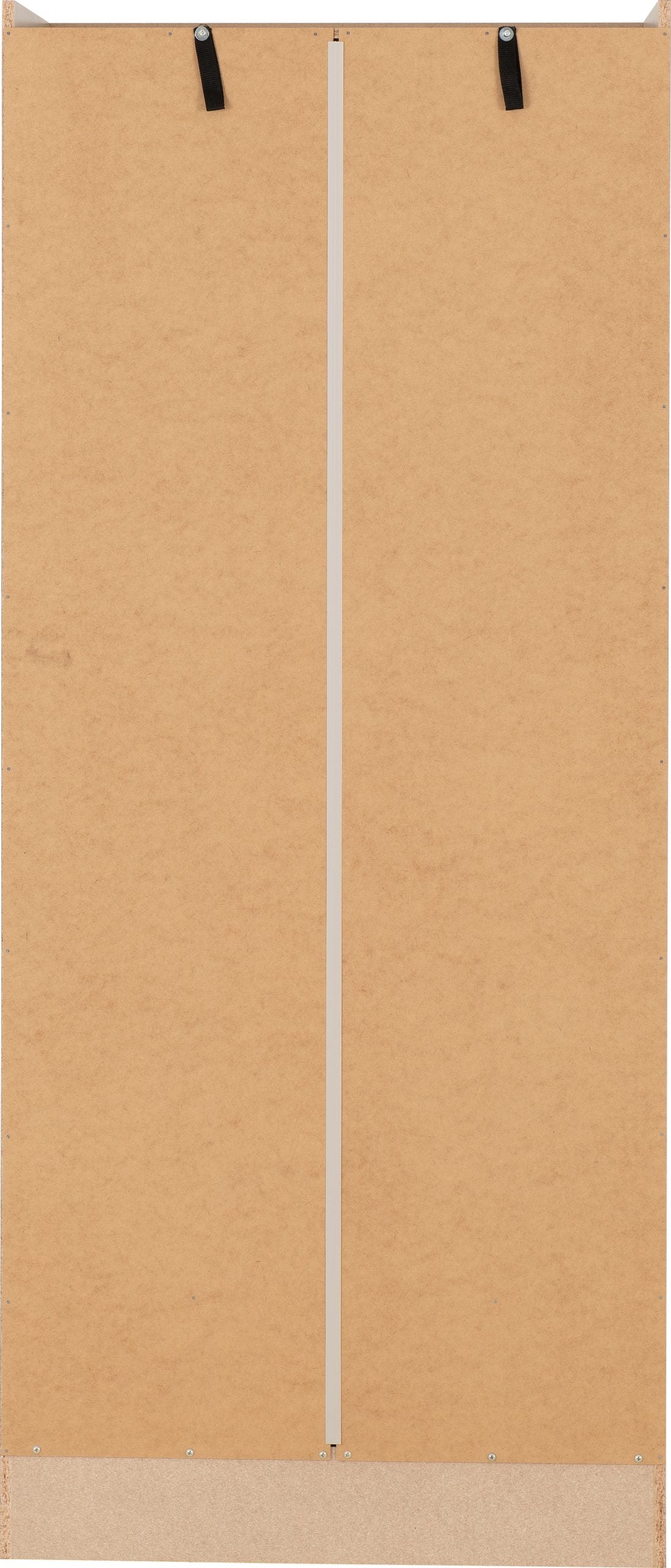 black gloss 2 door wardrobe