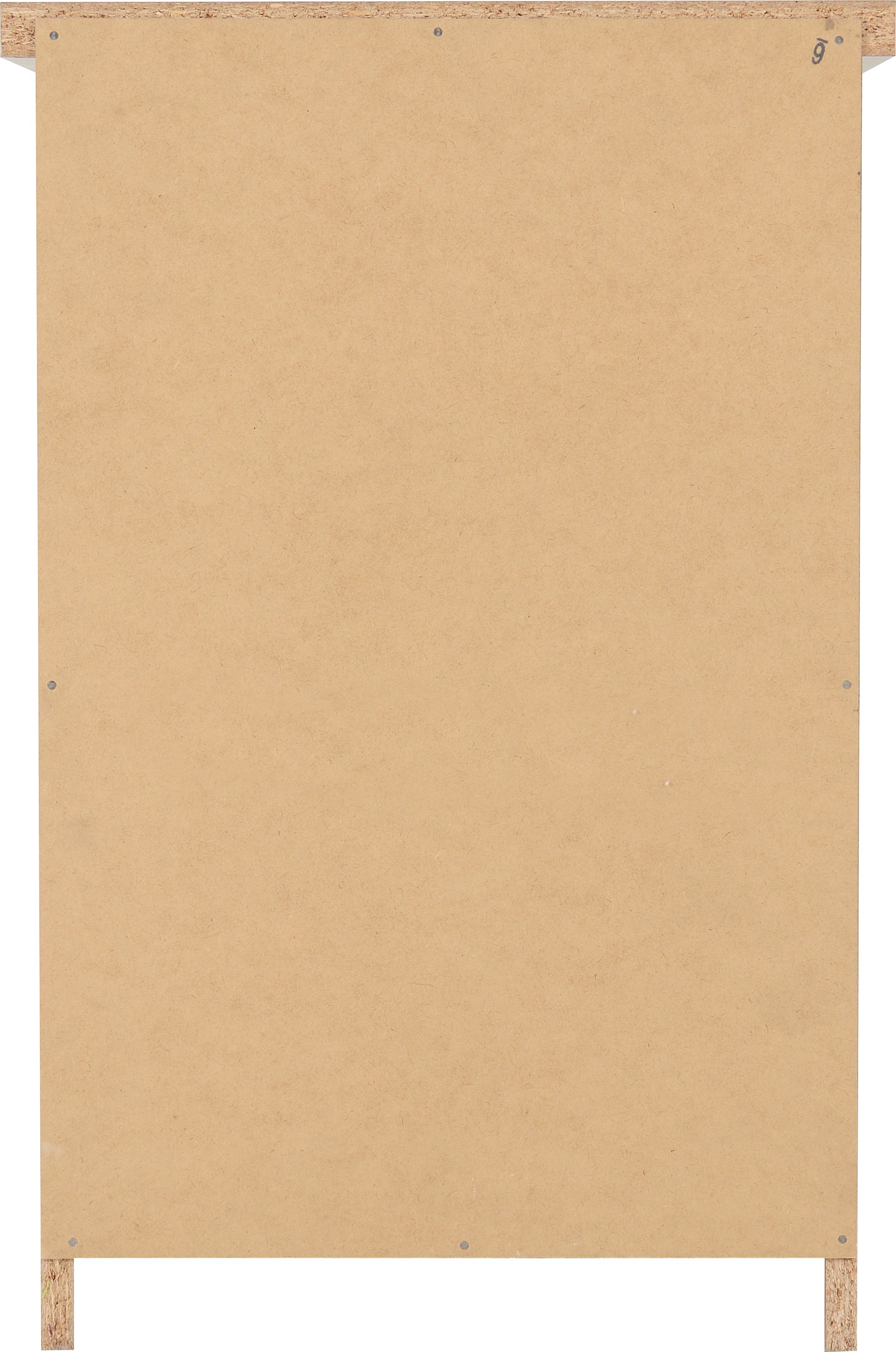 Nevada 3 Drawer Bedside Chest Oyster Gloss/Light Oak Effect Veneer