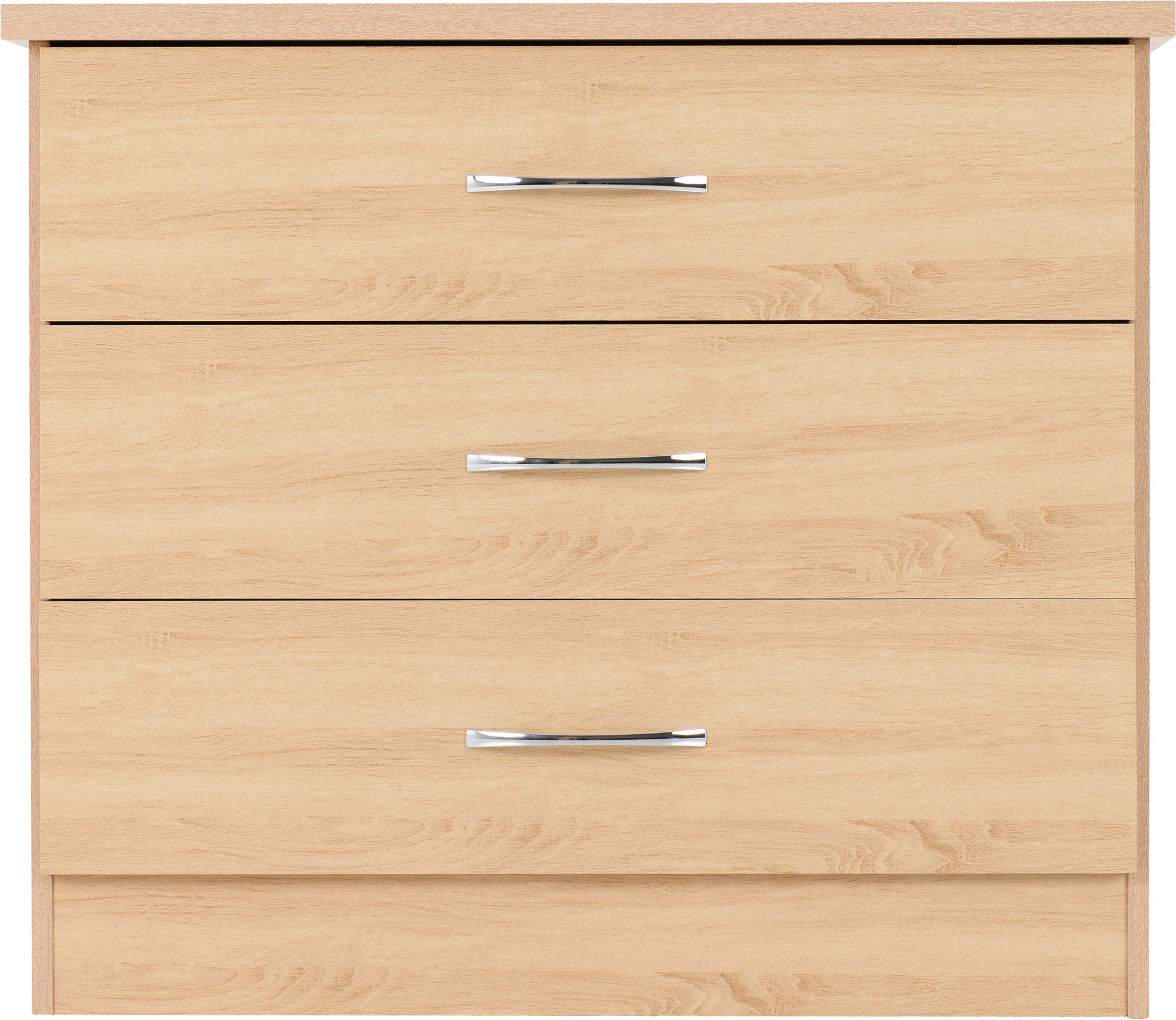 Nevada 3 Drawer Chest Sonoma Oak Effect