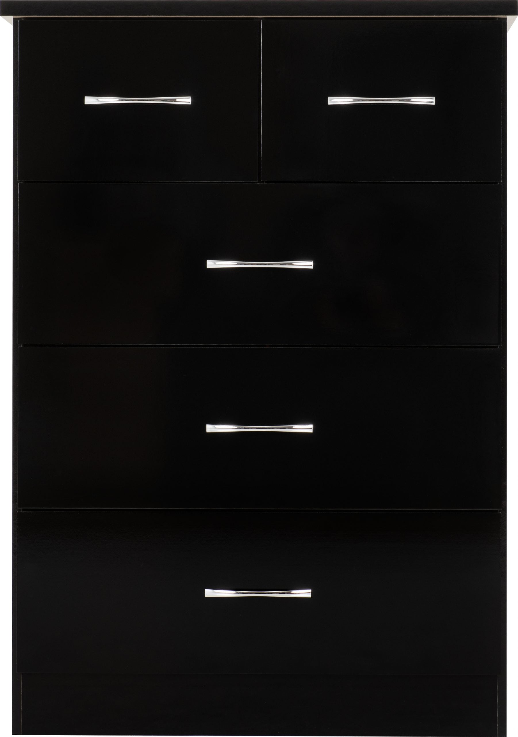 black gloss drawers