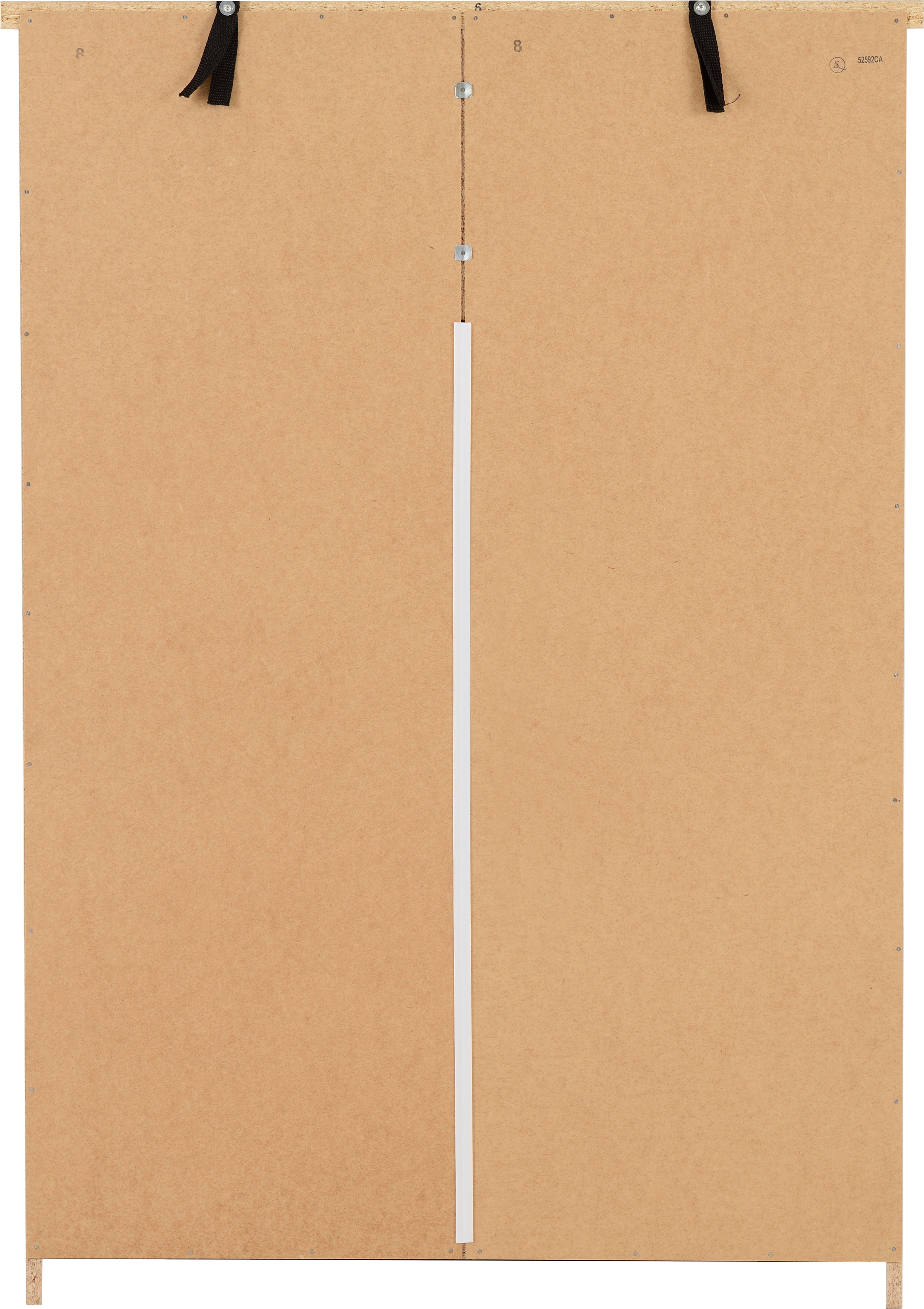 white gloss 5 drawer chest