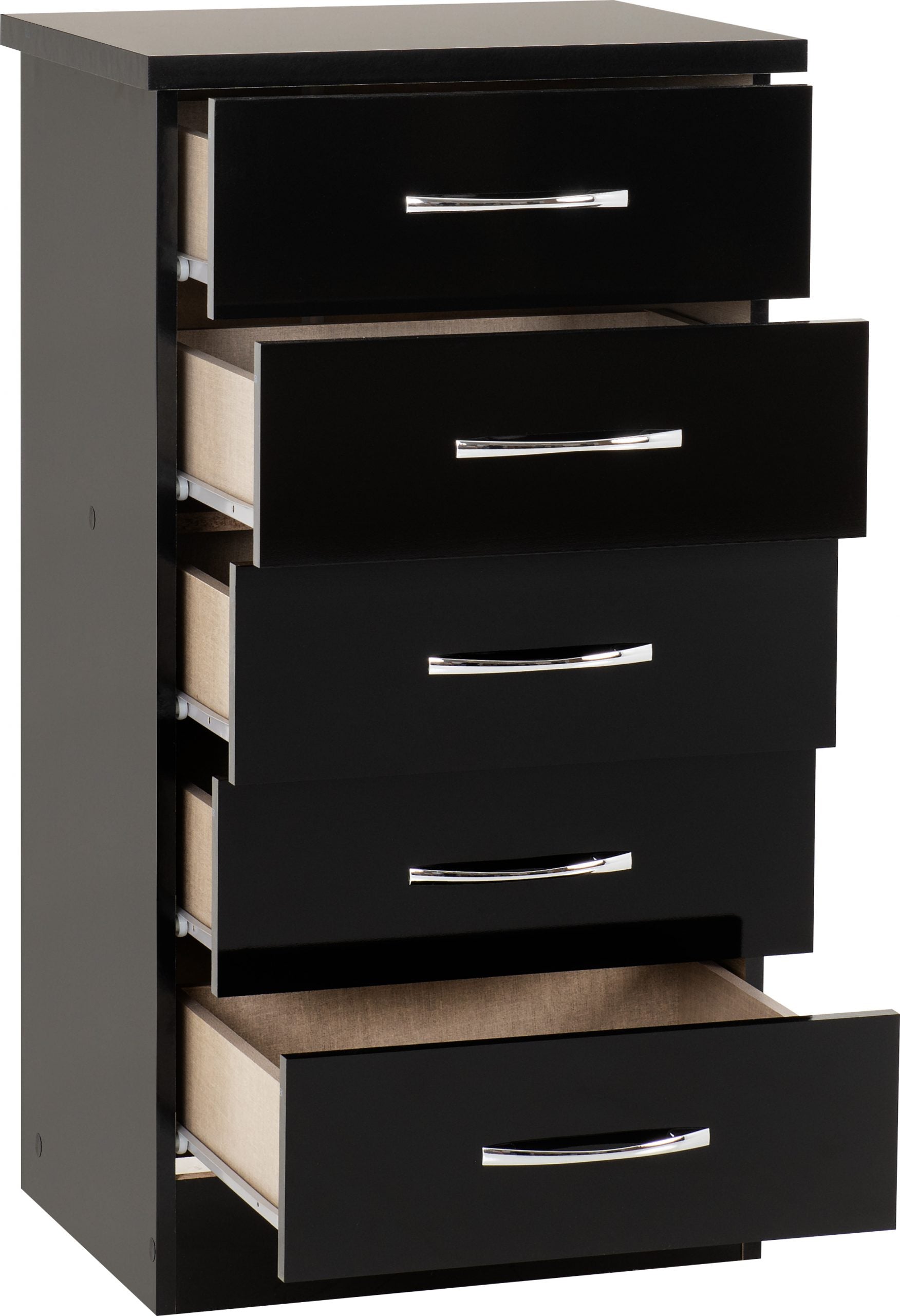 5 drawer narrow chest