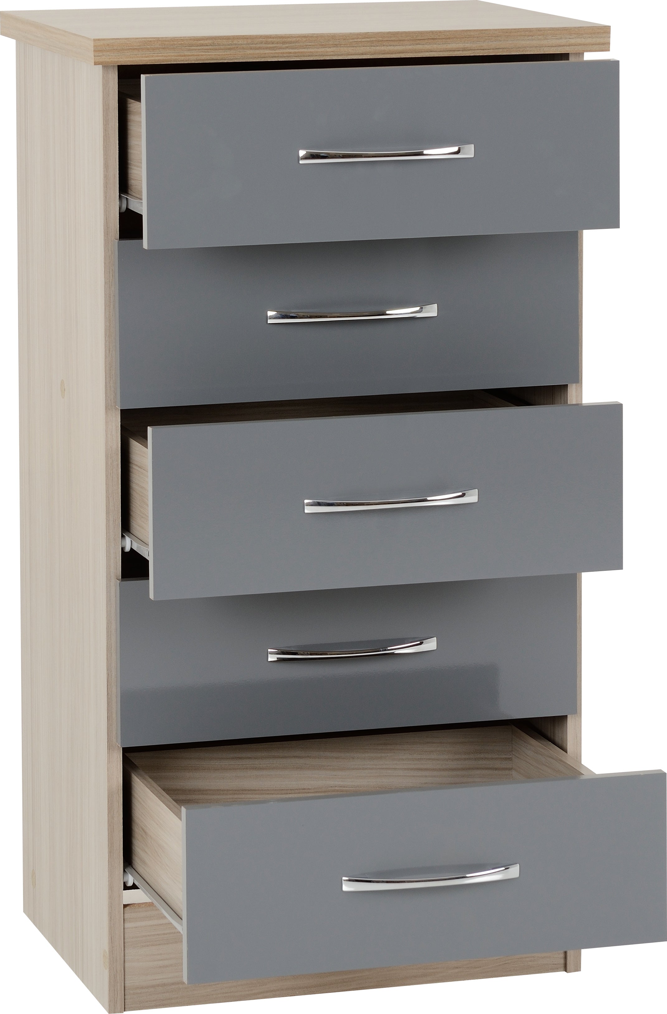 5 drawer narrow chest