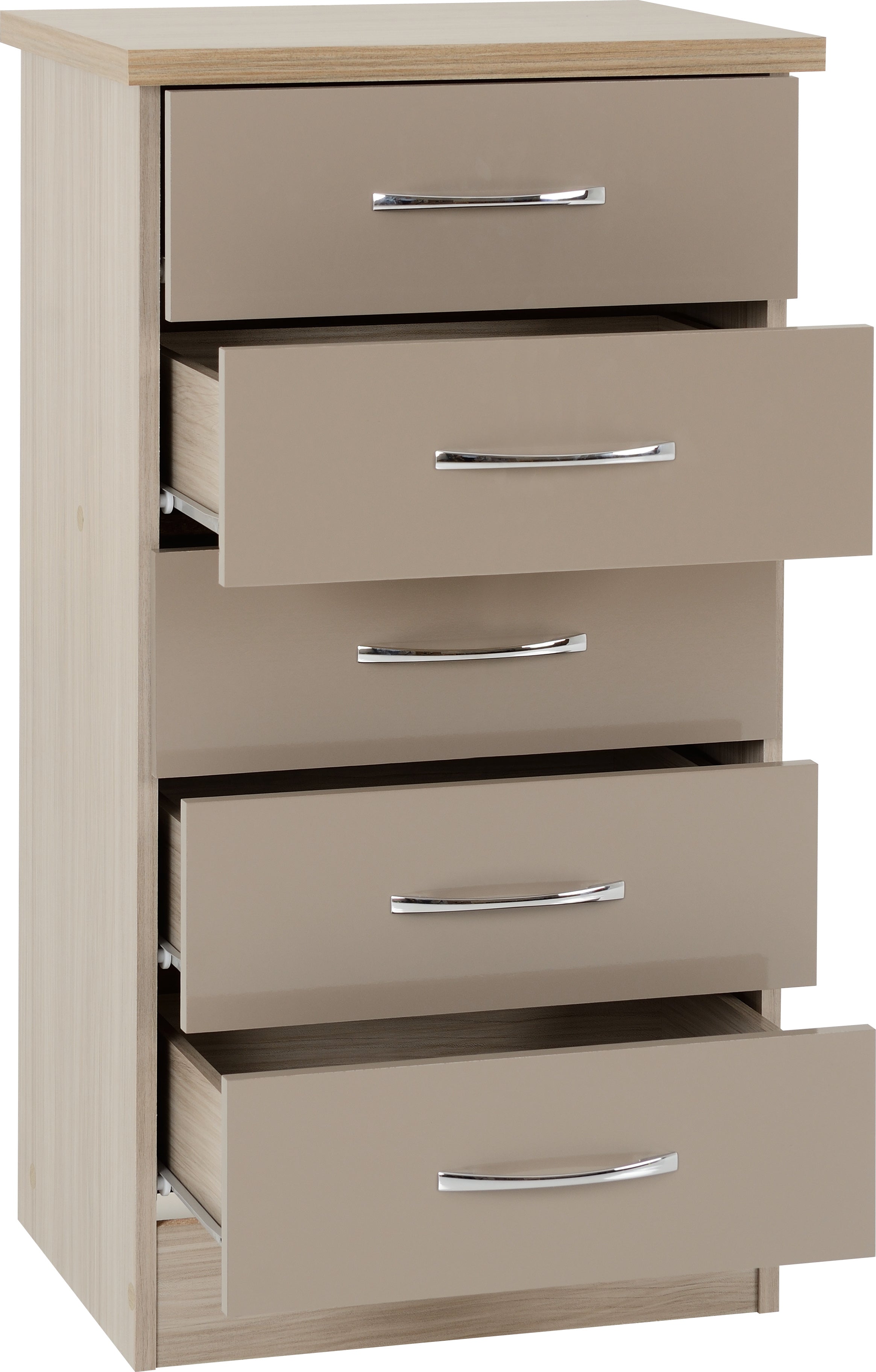 5 drawer narrow chest