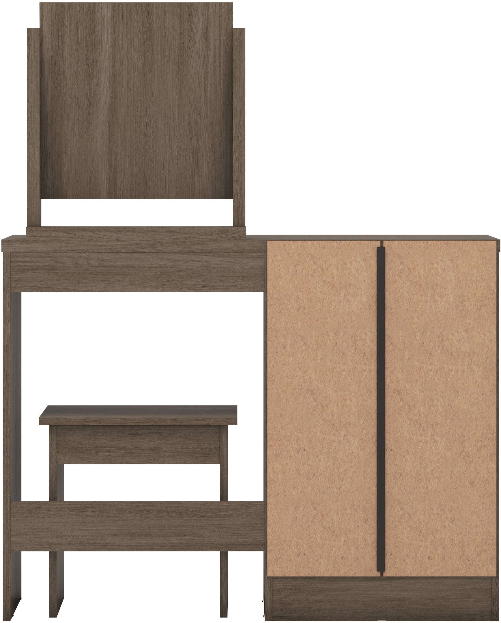 nevada white dressing table