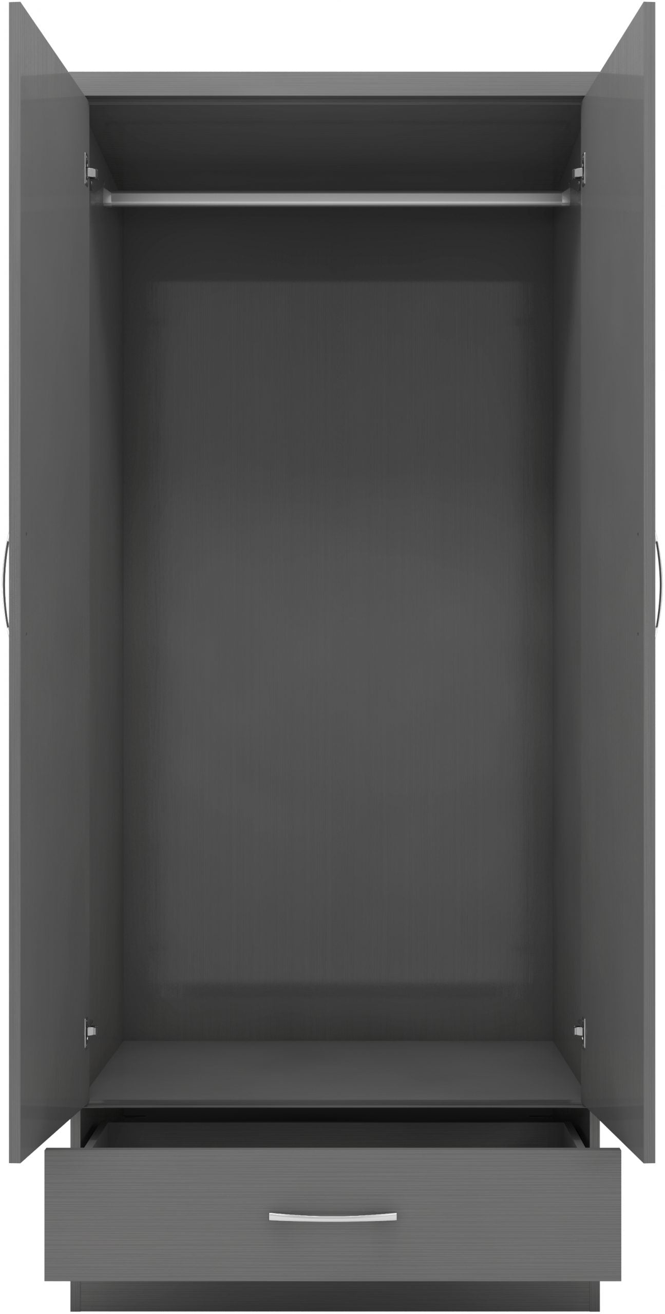 nevada 2 door mirrored wardrobe