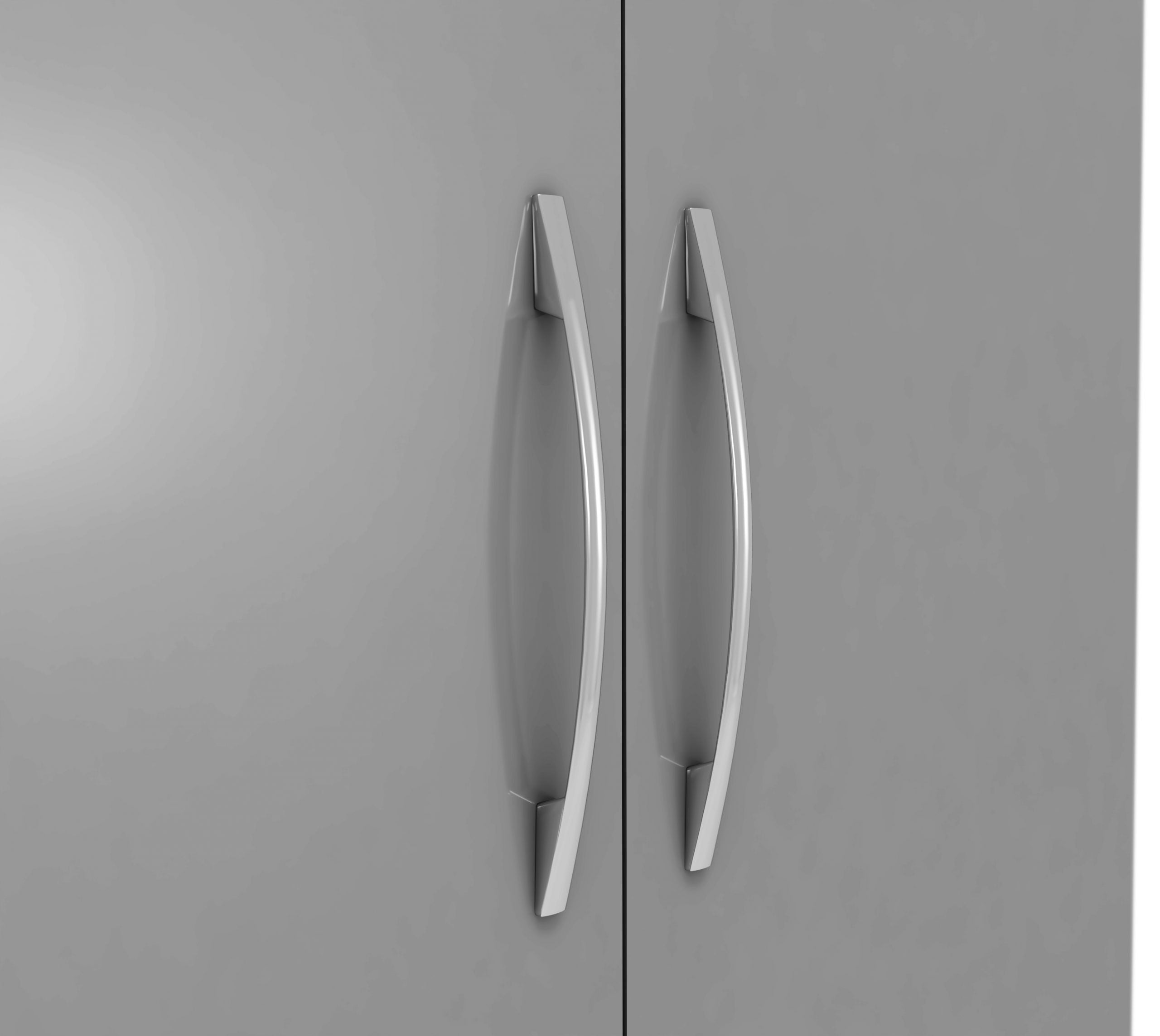 closet with doors and shelves