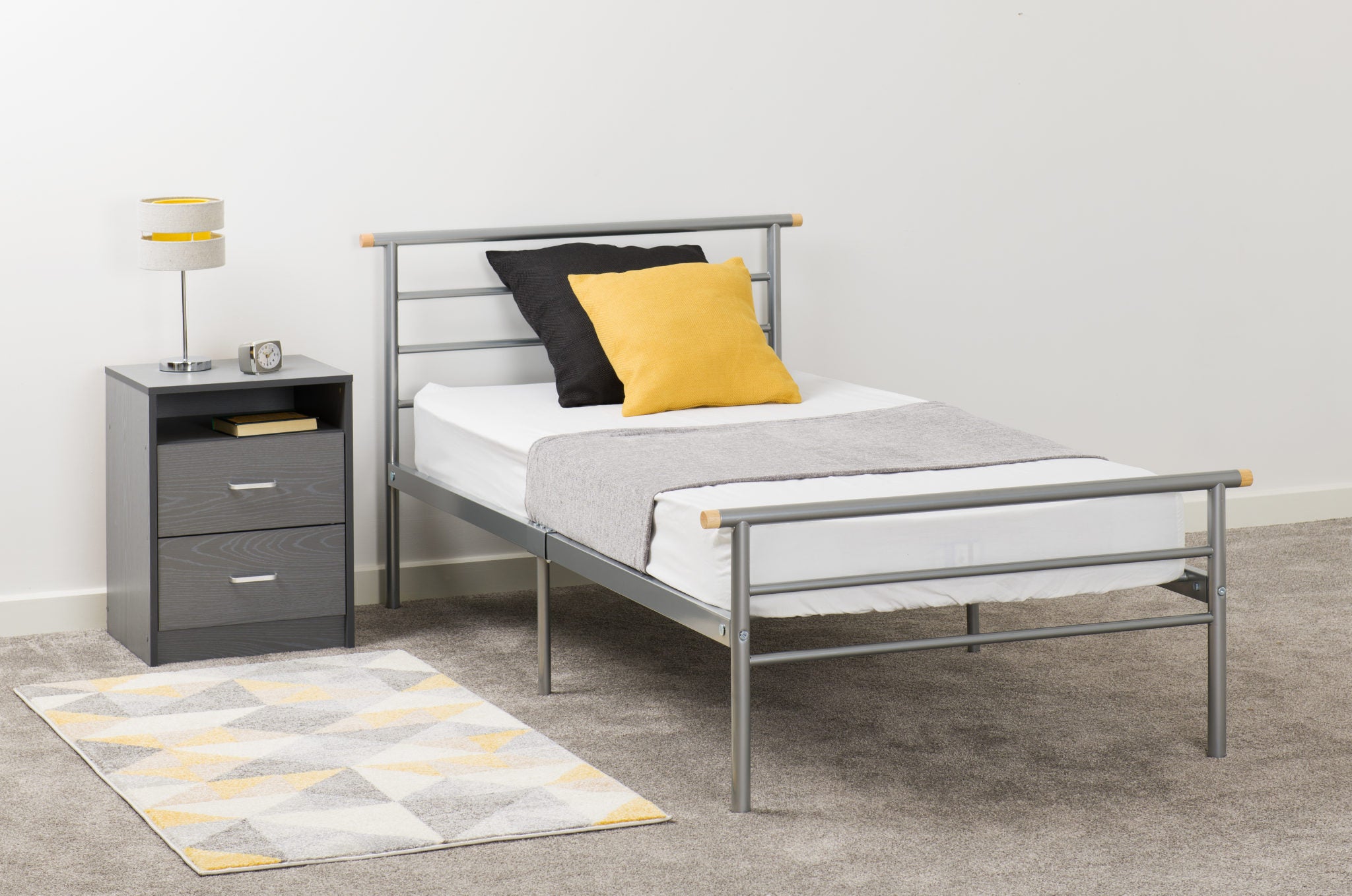 Orion 3' Bed Silver