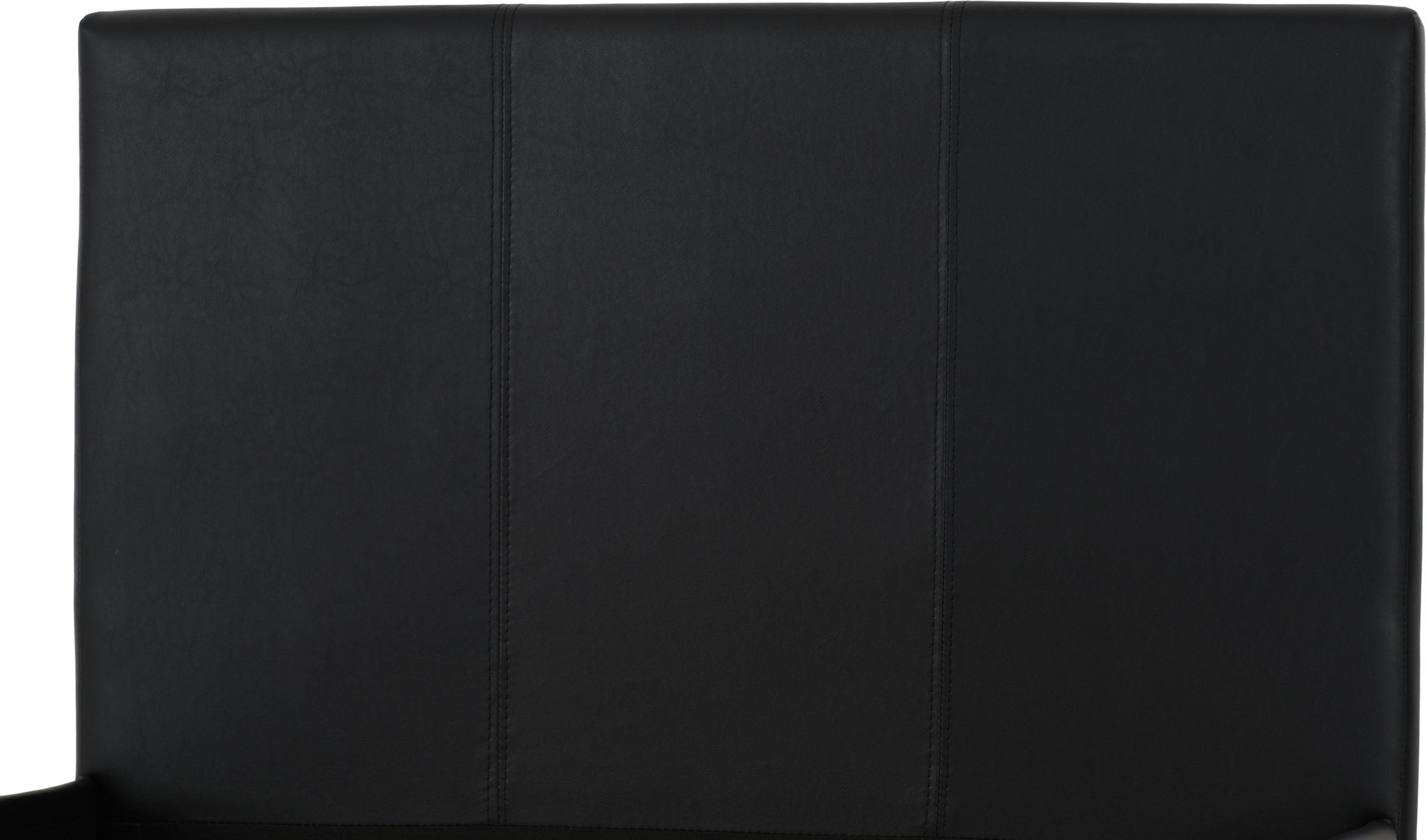 leather headboard black