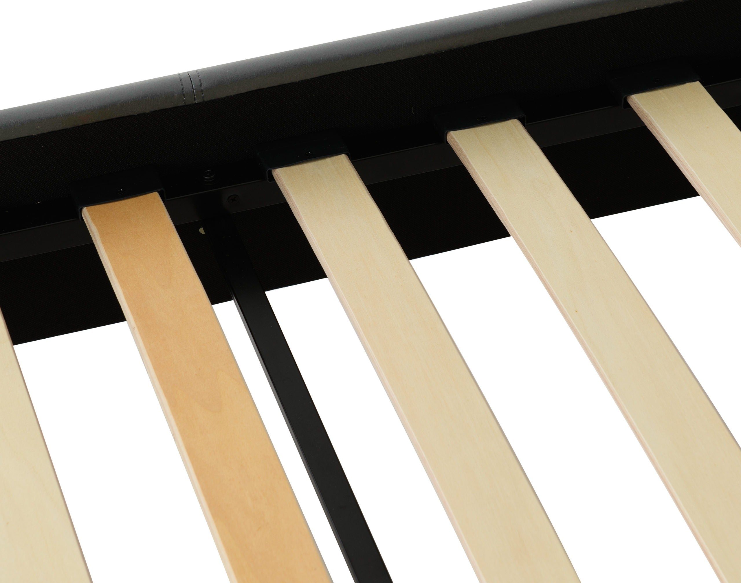 bed grey faux leather