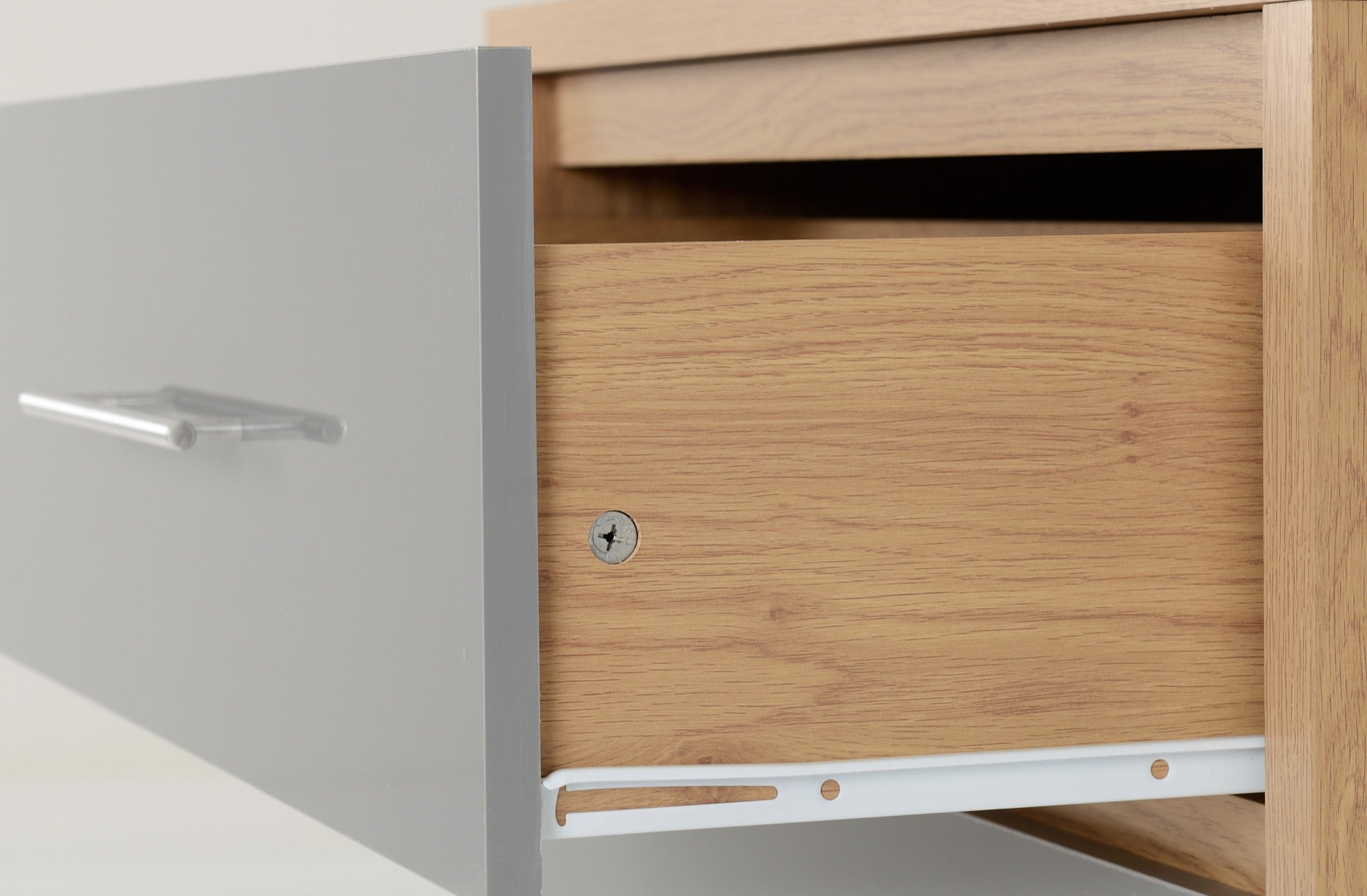 3 drawer grey dresser