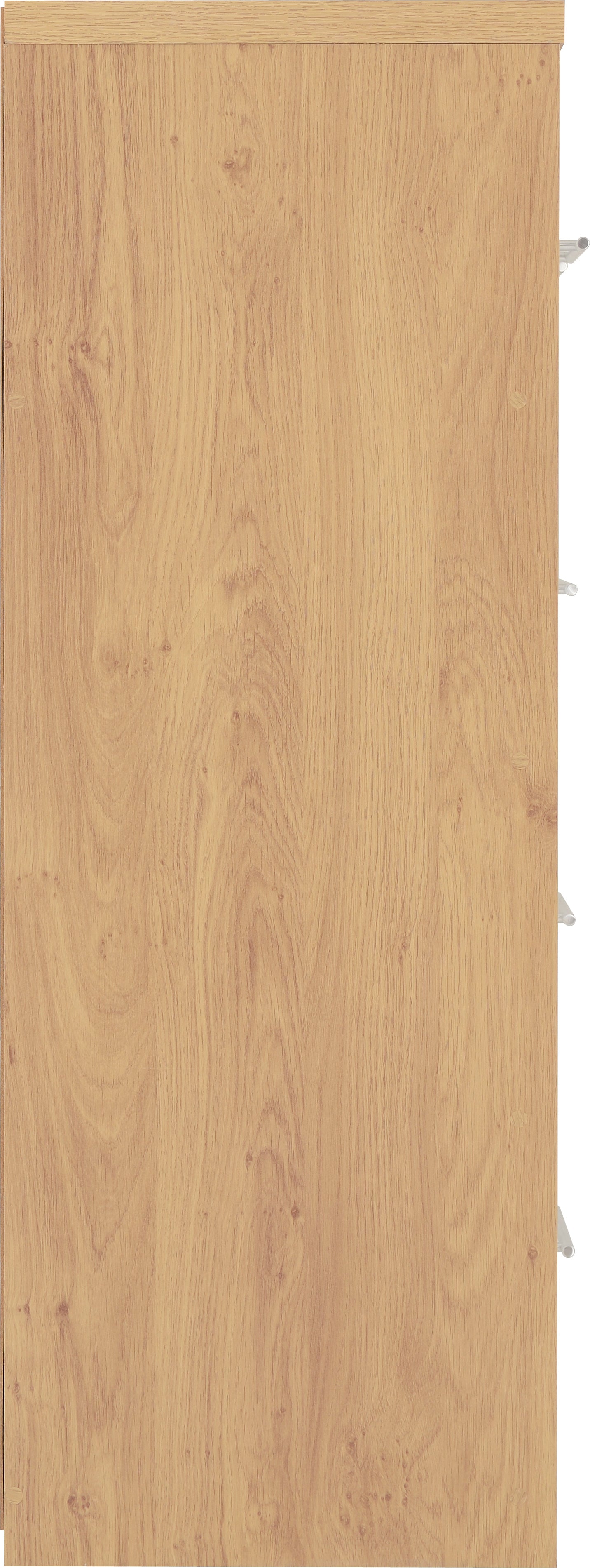 5 drawer chest white gloss