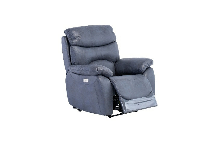 leather electric recliner armchair