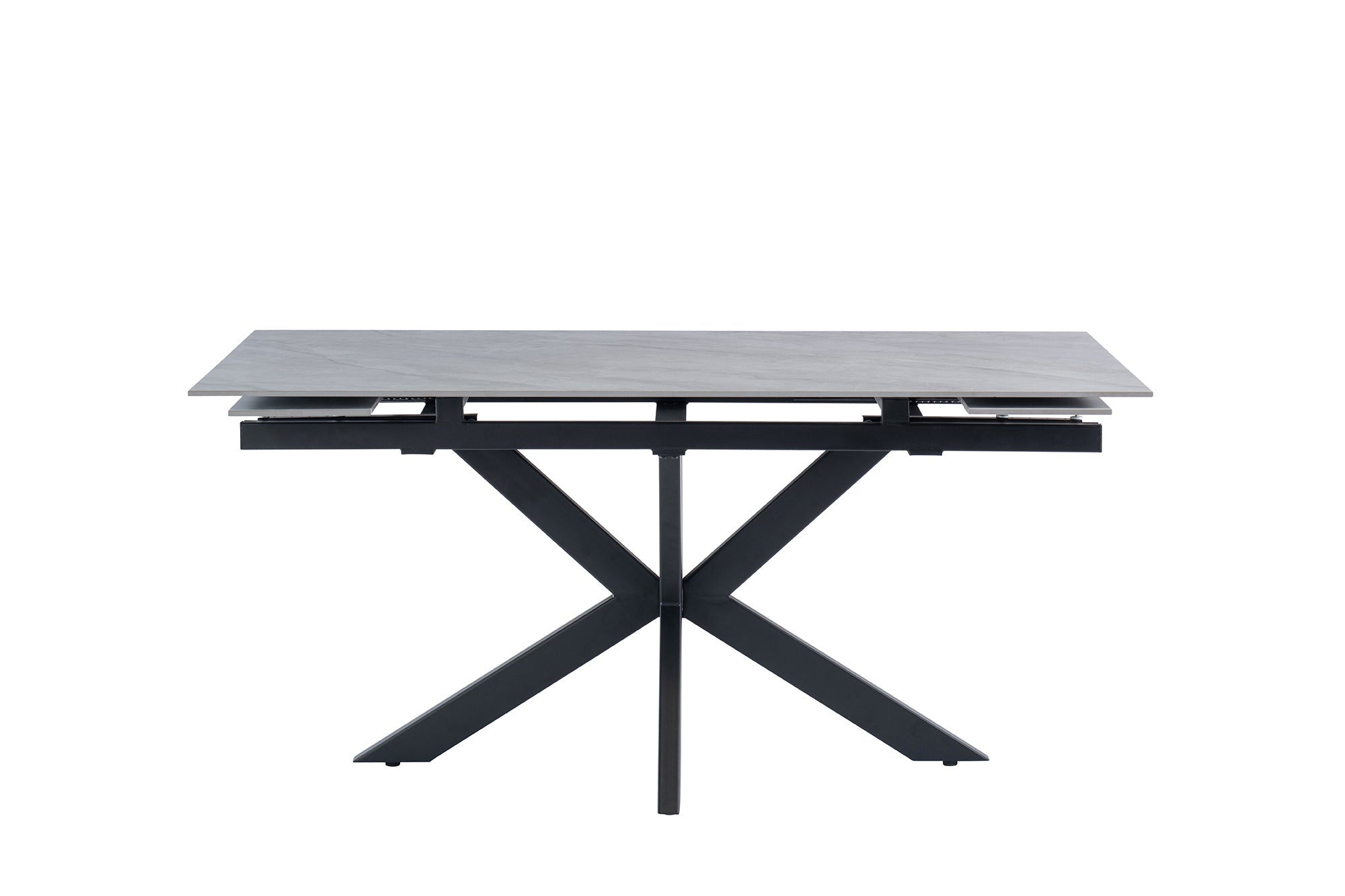 black legs dining table