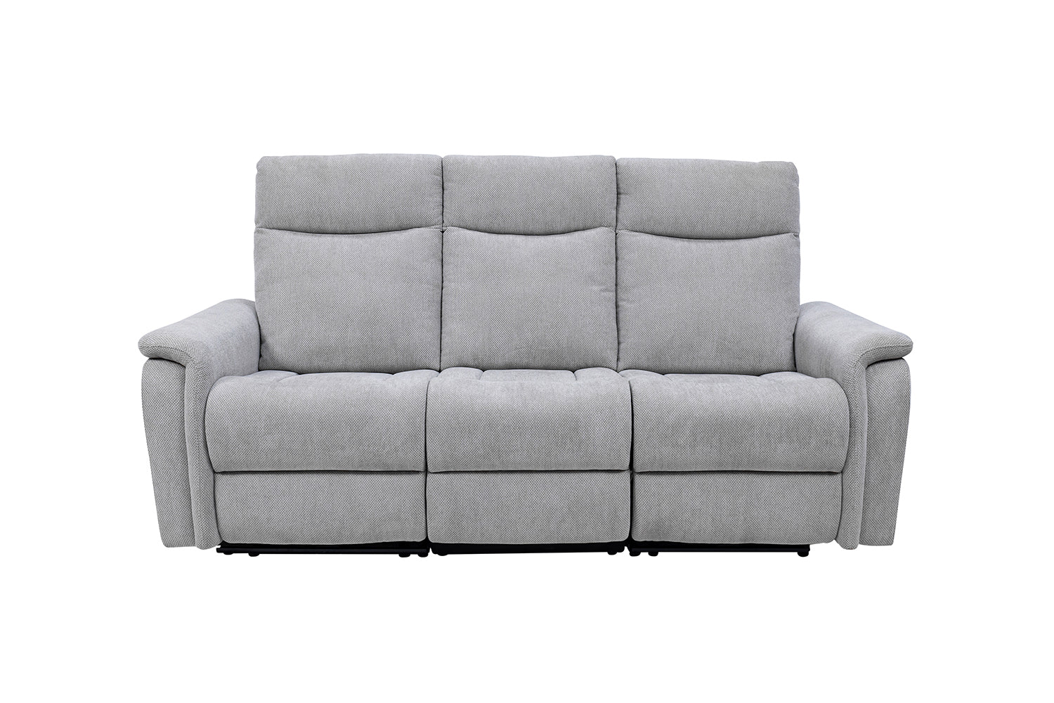 Harrison 3 Seater Electric Reclining Sofa - Light Grey
