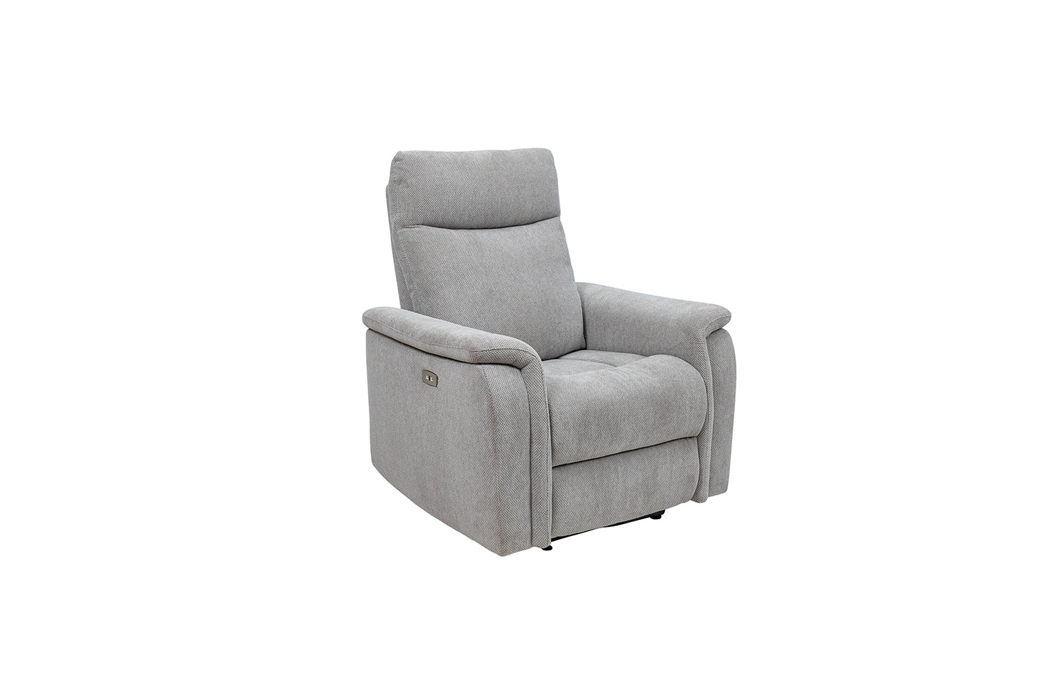 Harrison Electric Reclining Armchair - Light Grey