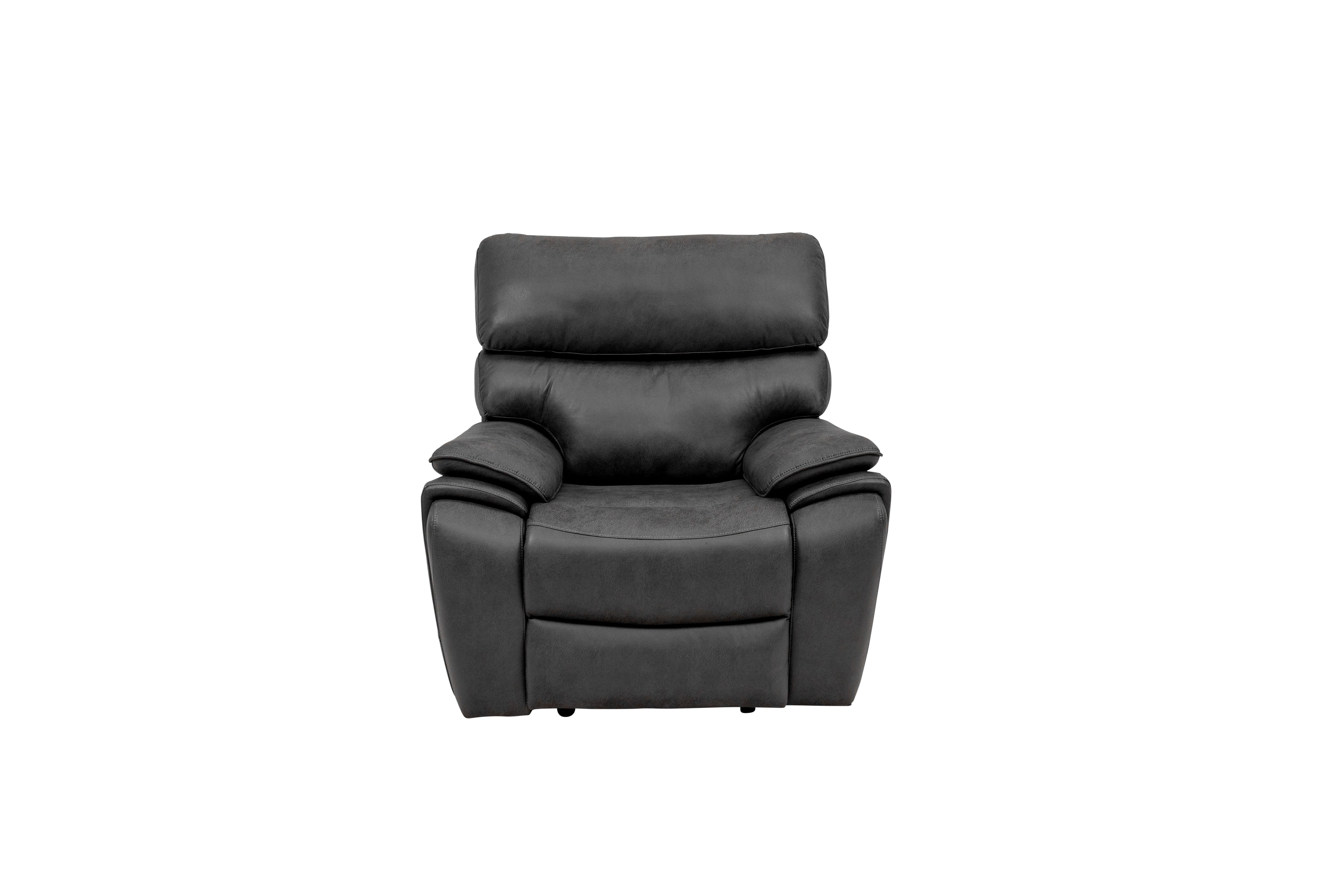 Levi Electric Reclining Armchair - Charcoal