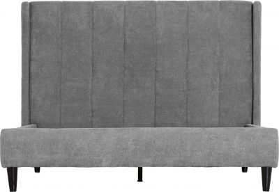 Amelia 4'6" Bed Dark Grey Fabric