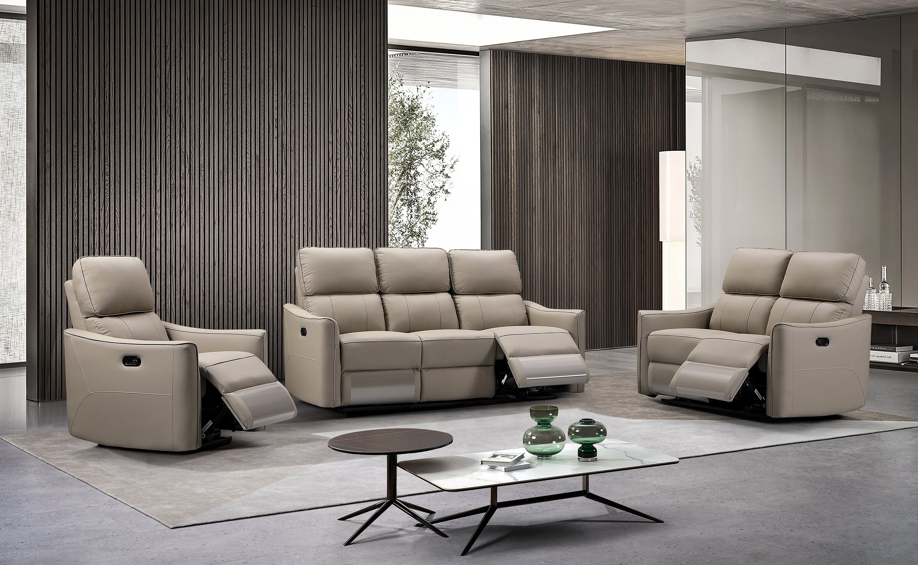 Claudette Leather Electric Armchair Recliner