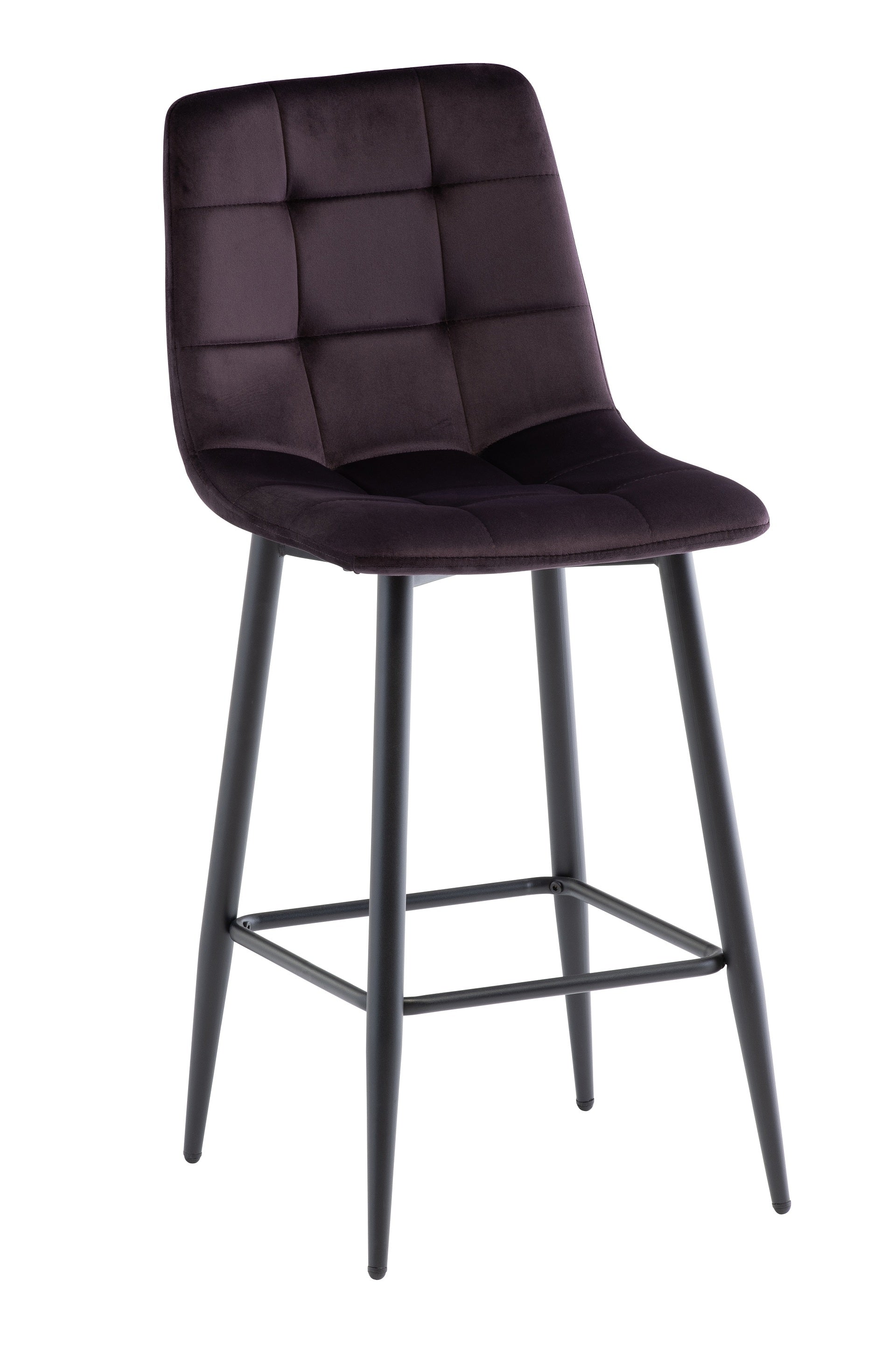 Benidorm Velvet Counter Stool (Pair)