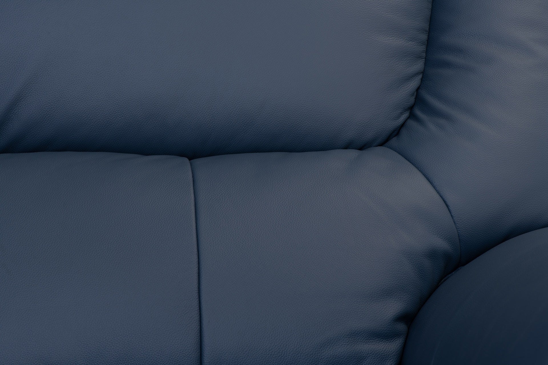 Darah Leather Electric Recliner - Blue