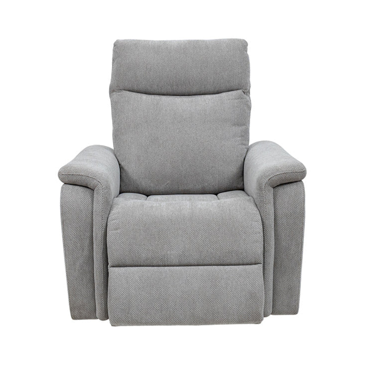  Harrison electric reclining armchair in light grey fabric