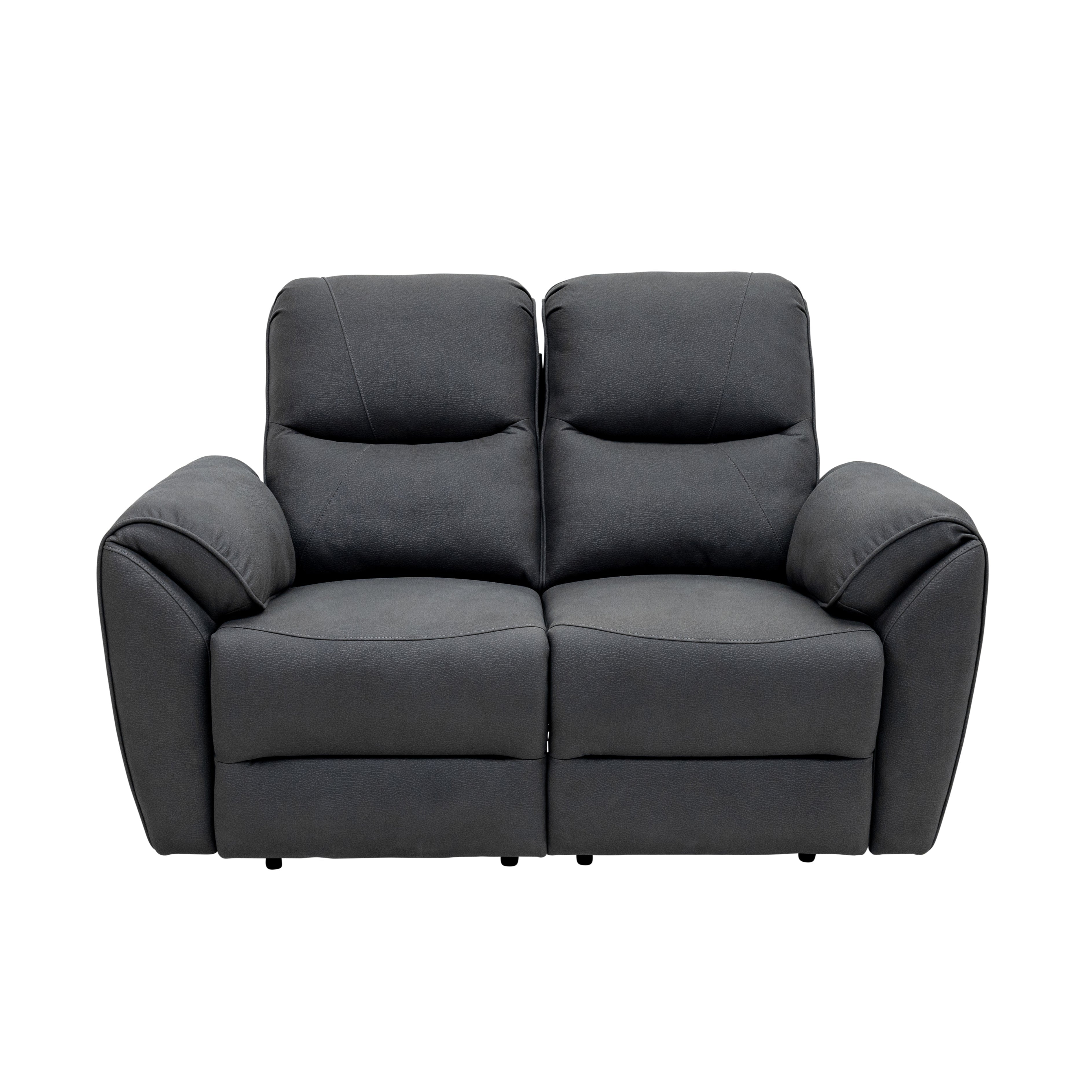Kevin electric reclining sofa styled in a modern living room