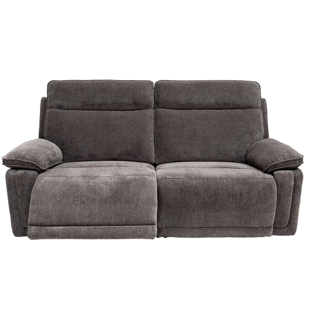Liam 2 seater electric recliner sofa in soft-touch premium fabric