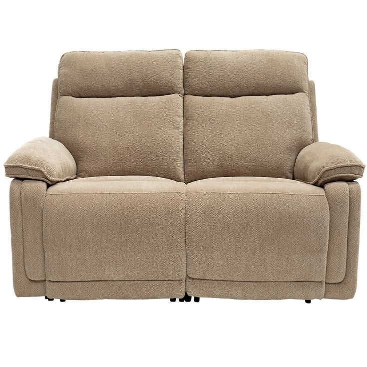 Liam 3 seater electric recliner sofa in soft-touch premium fabric