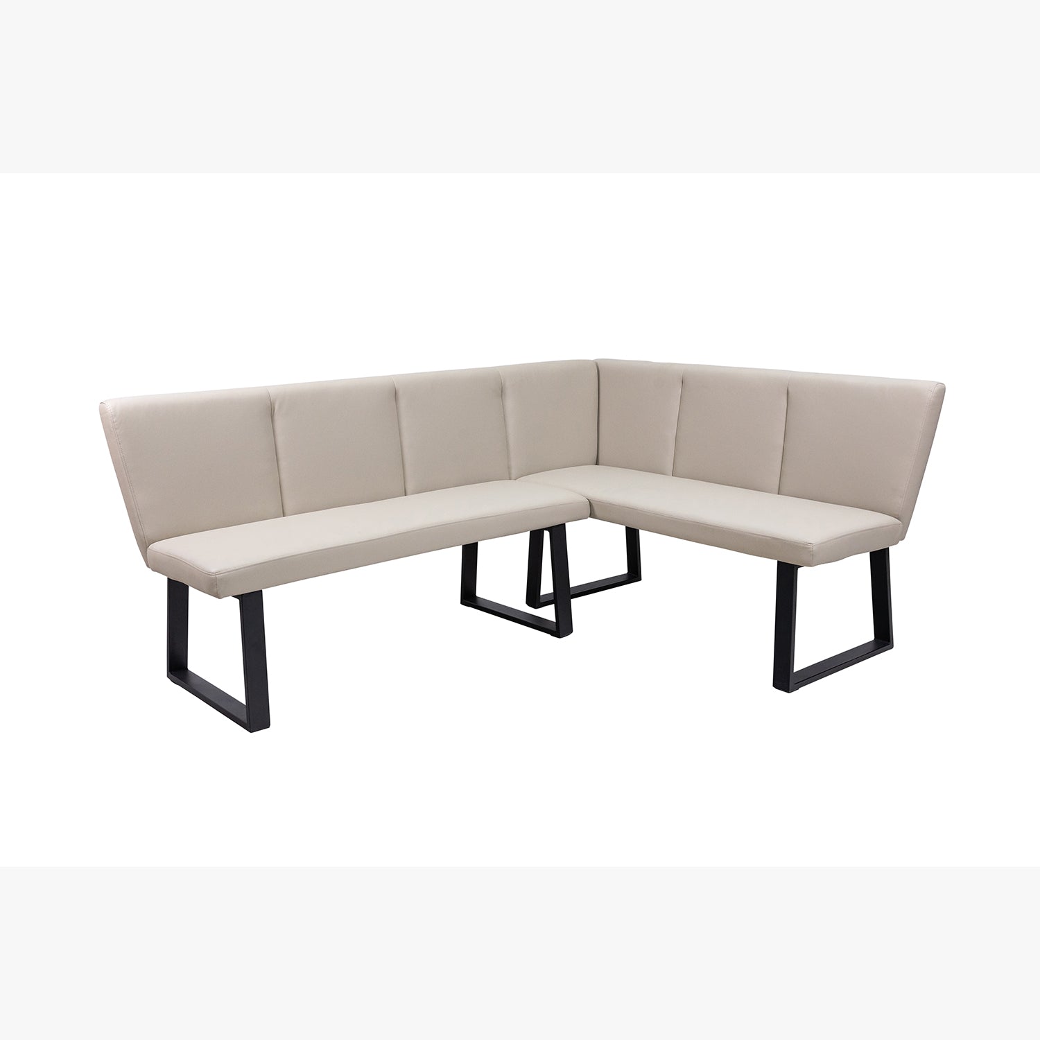 Westeria industrial style L-shaped dining bench