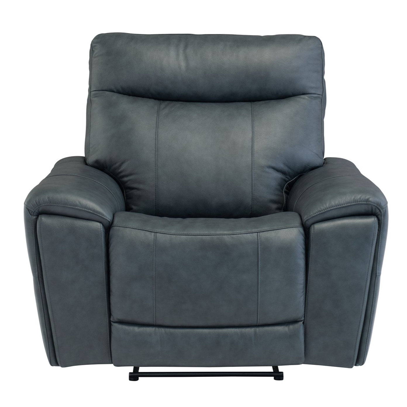 Fionn electric reclining leather armchair with padded arms