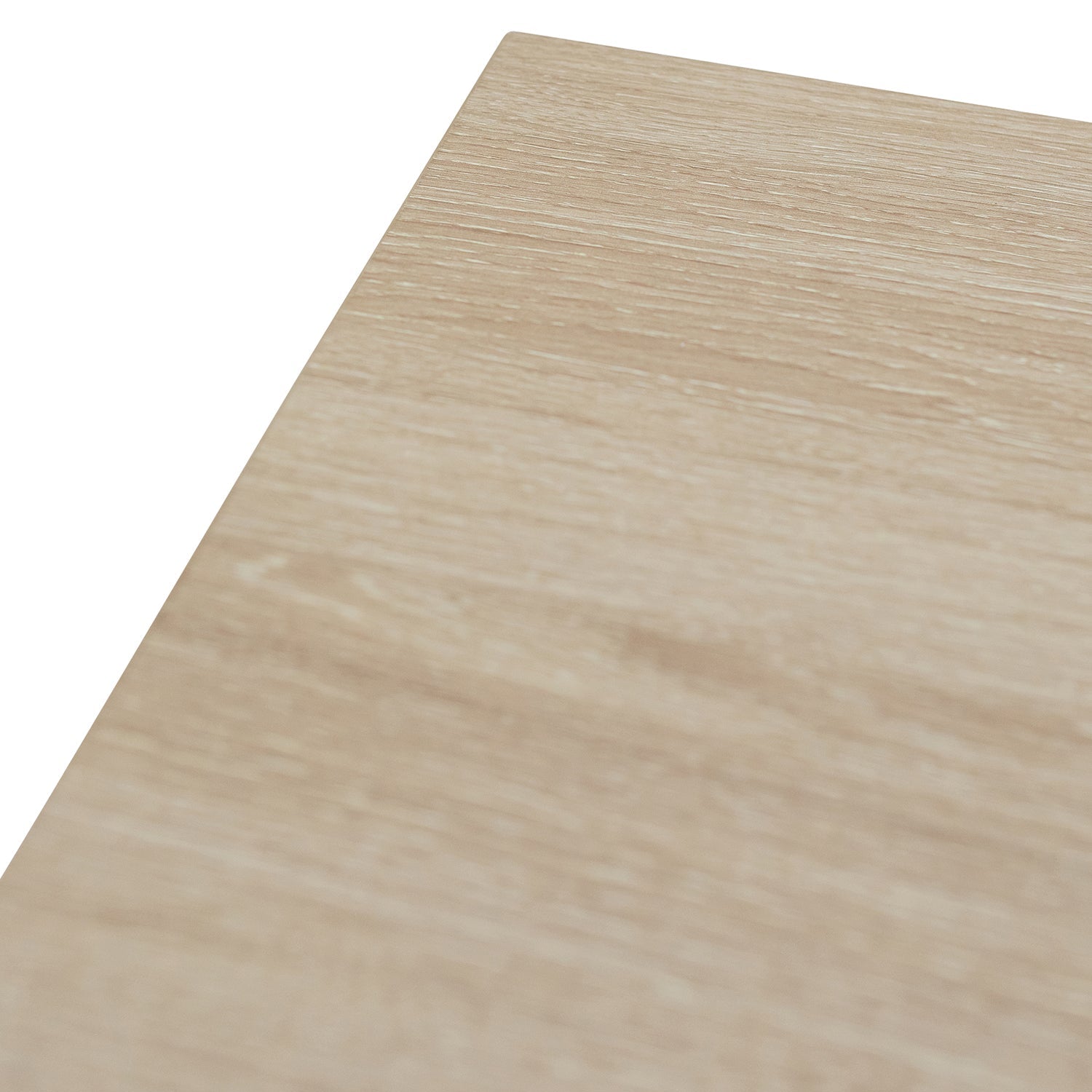 Jude 1.6m extending oak dining table with black X-frame base