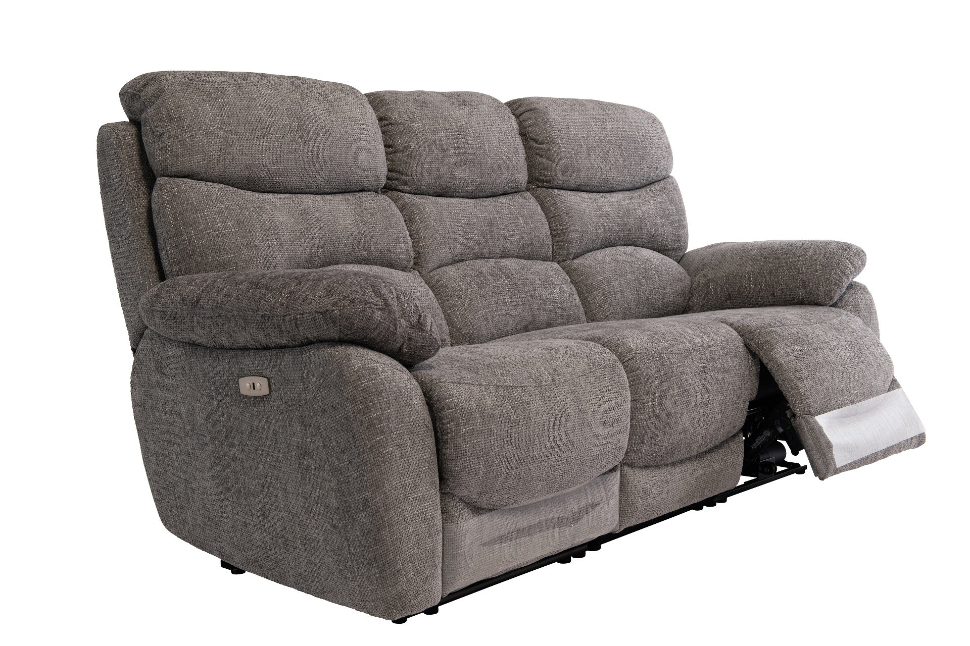 Lola Electric Recliner 3 Seater - Ash