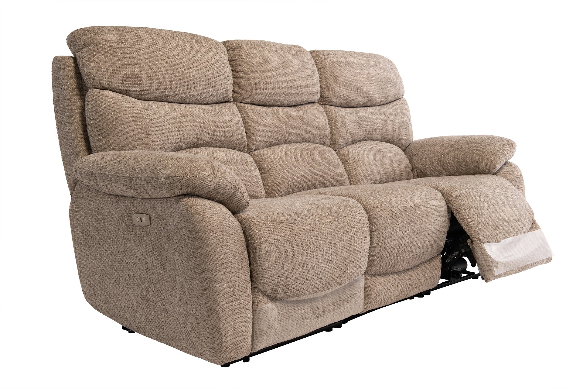 Lola Electric Recliner 3 Seater - Sand