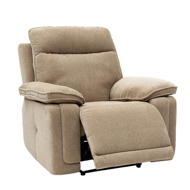 Liam electric recliner sofa in soft-touch premium fabric
