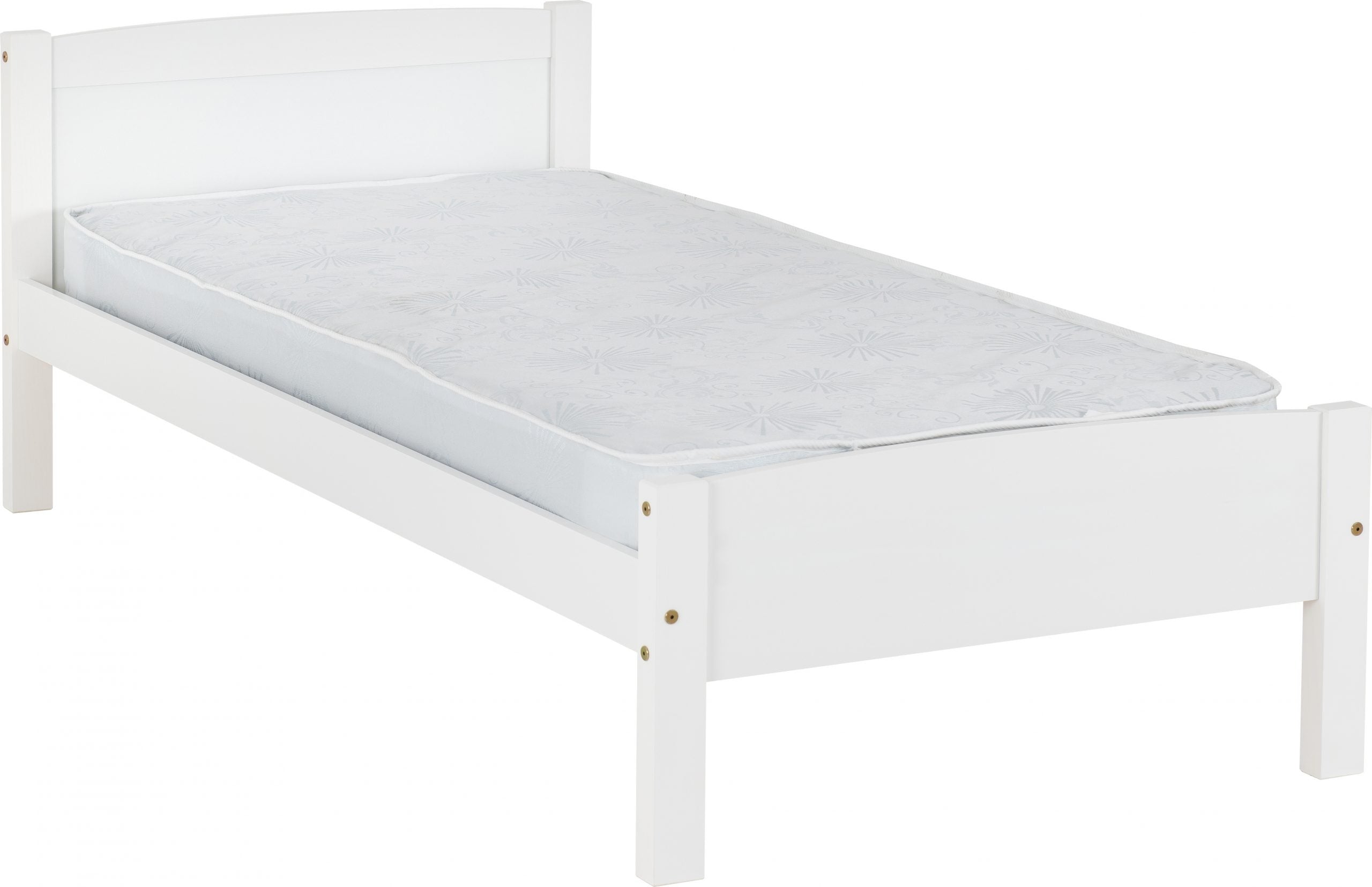 Amber 3' Bed White