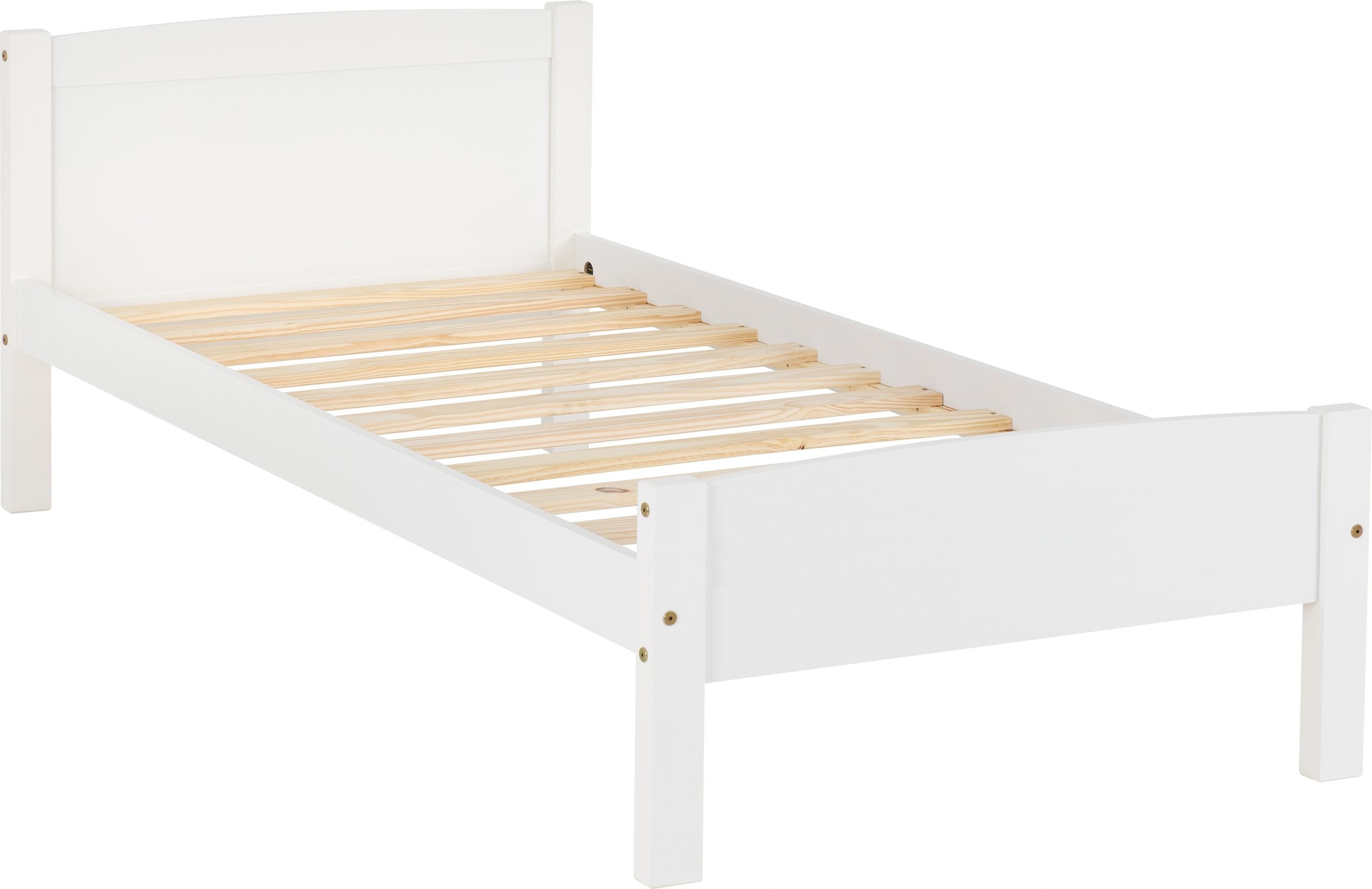 Amber 3' Bed White