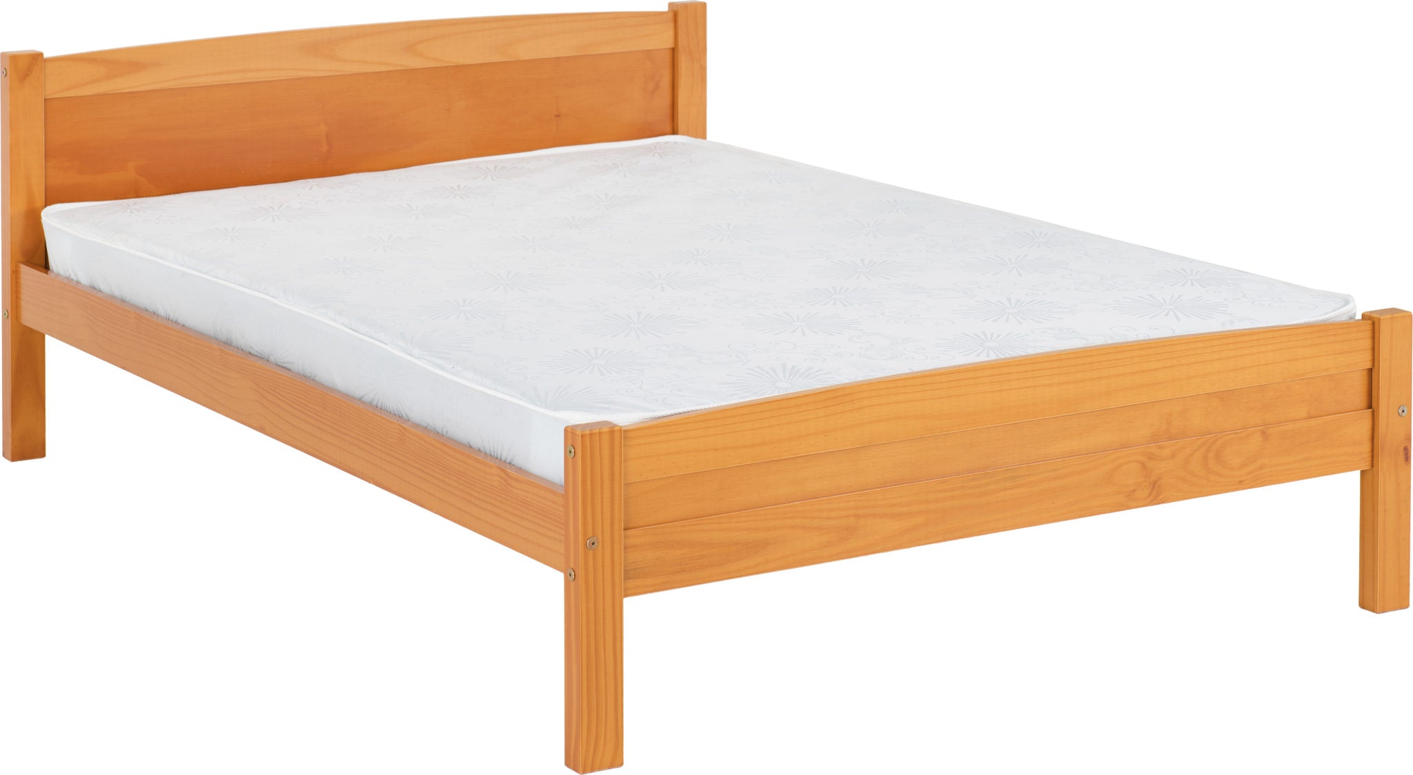 Amber 4'6" Bed Antique Pine