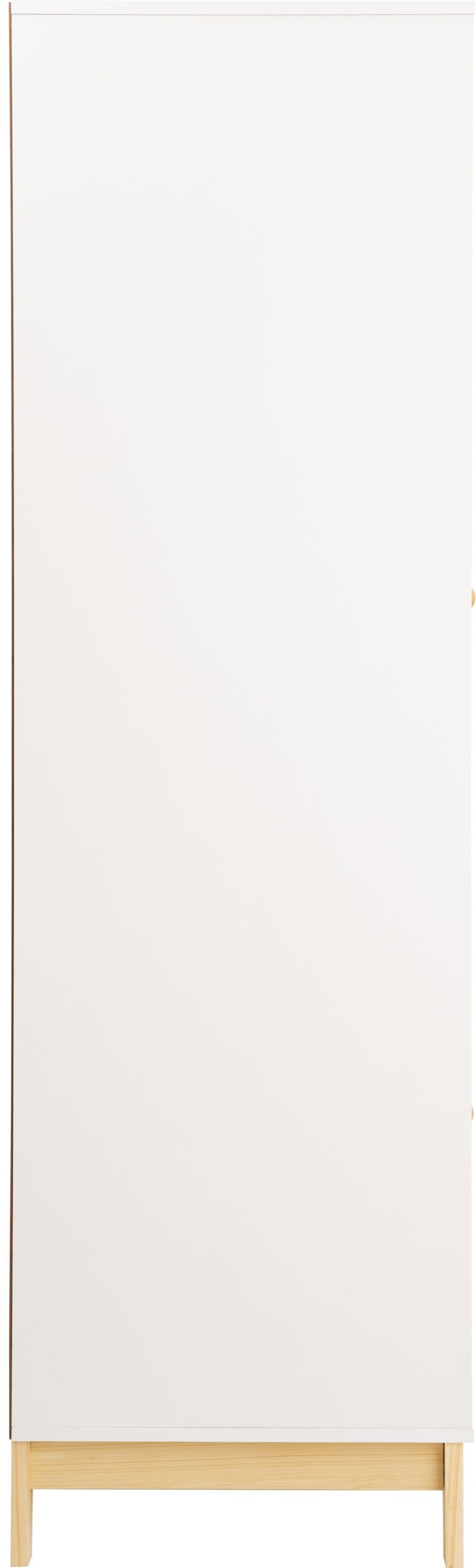 Cody 2 Door 1 Drawer Wardrobe White/Pine Effect