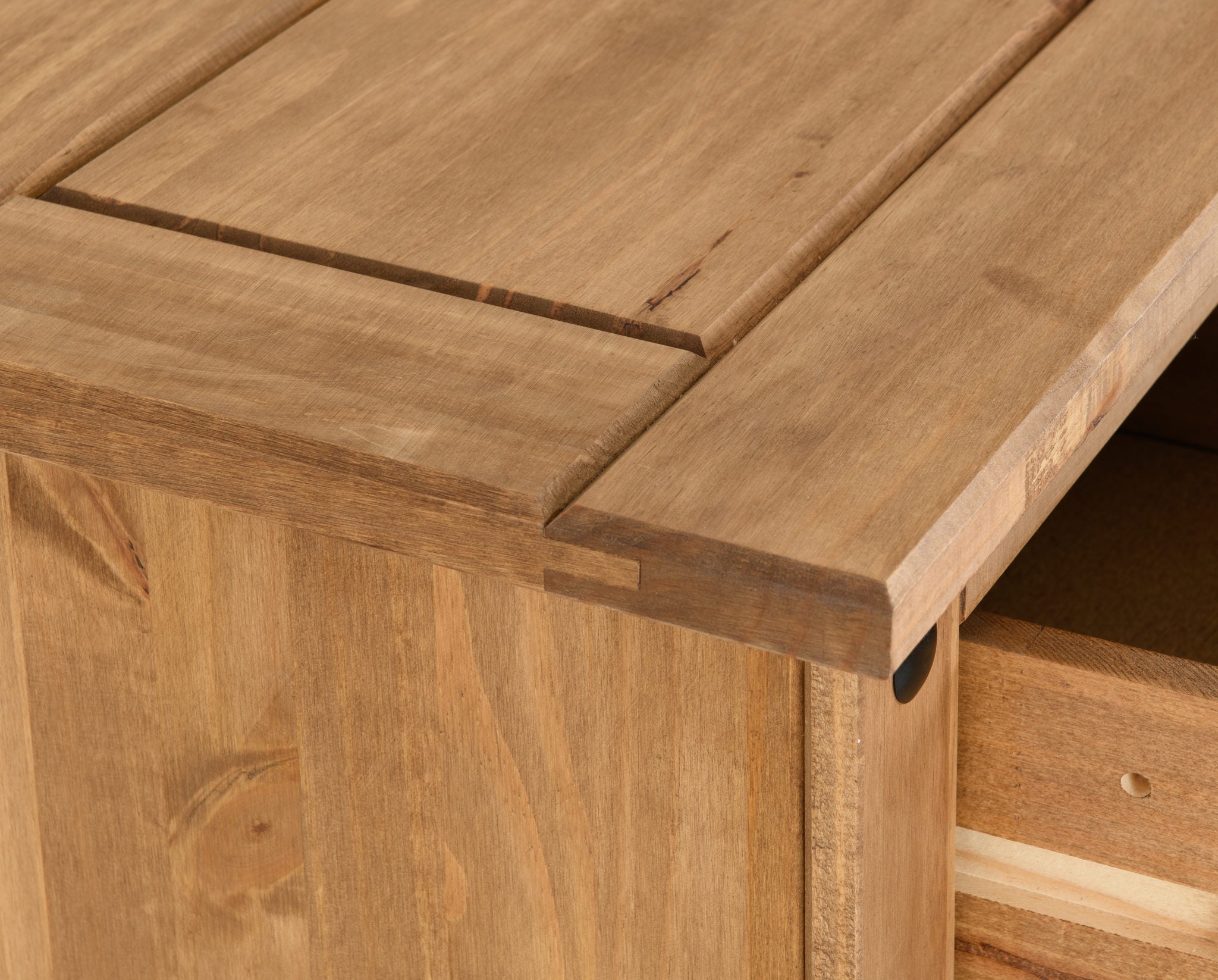 distressed waxed pine furniture