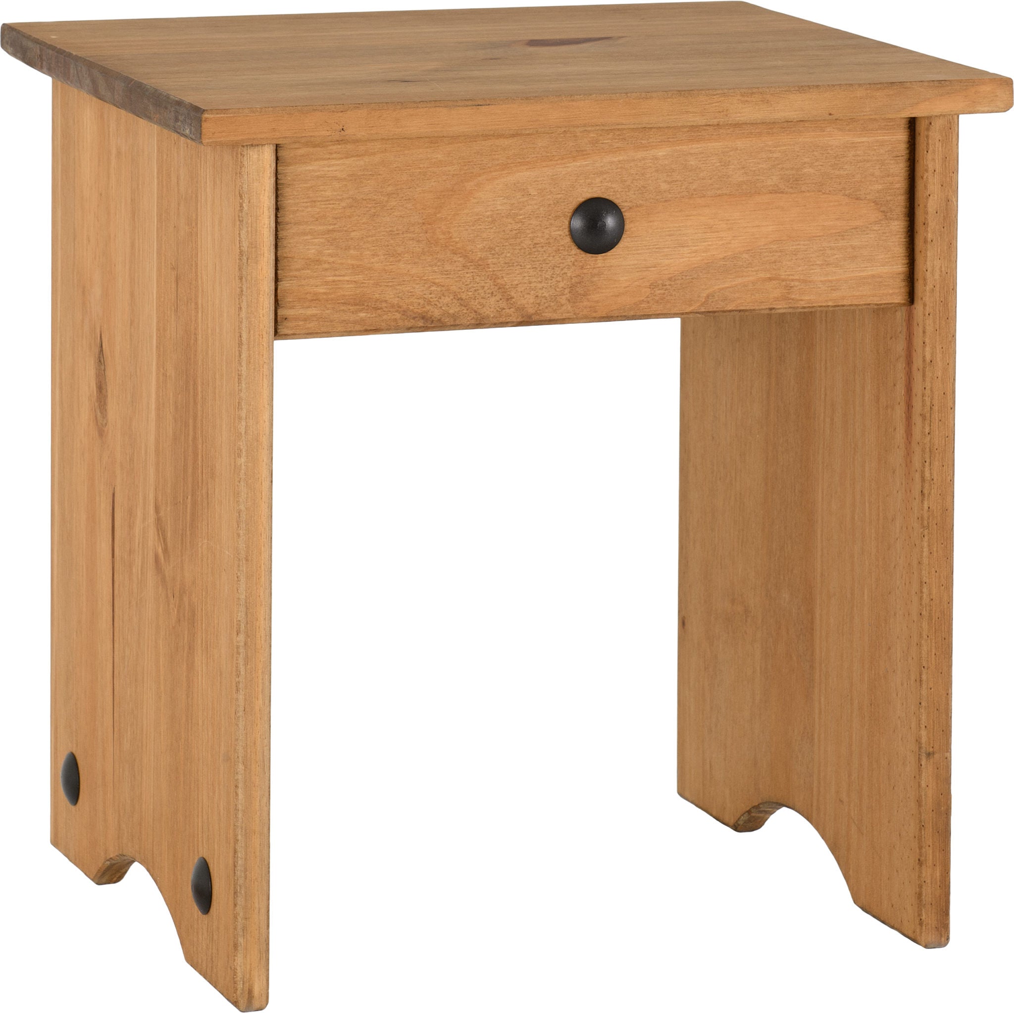 Dressing Table Stool Distressed Waxed Pine