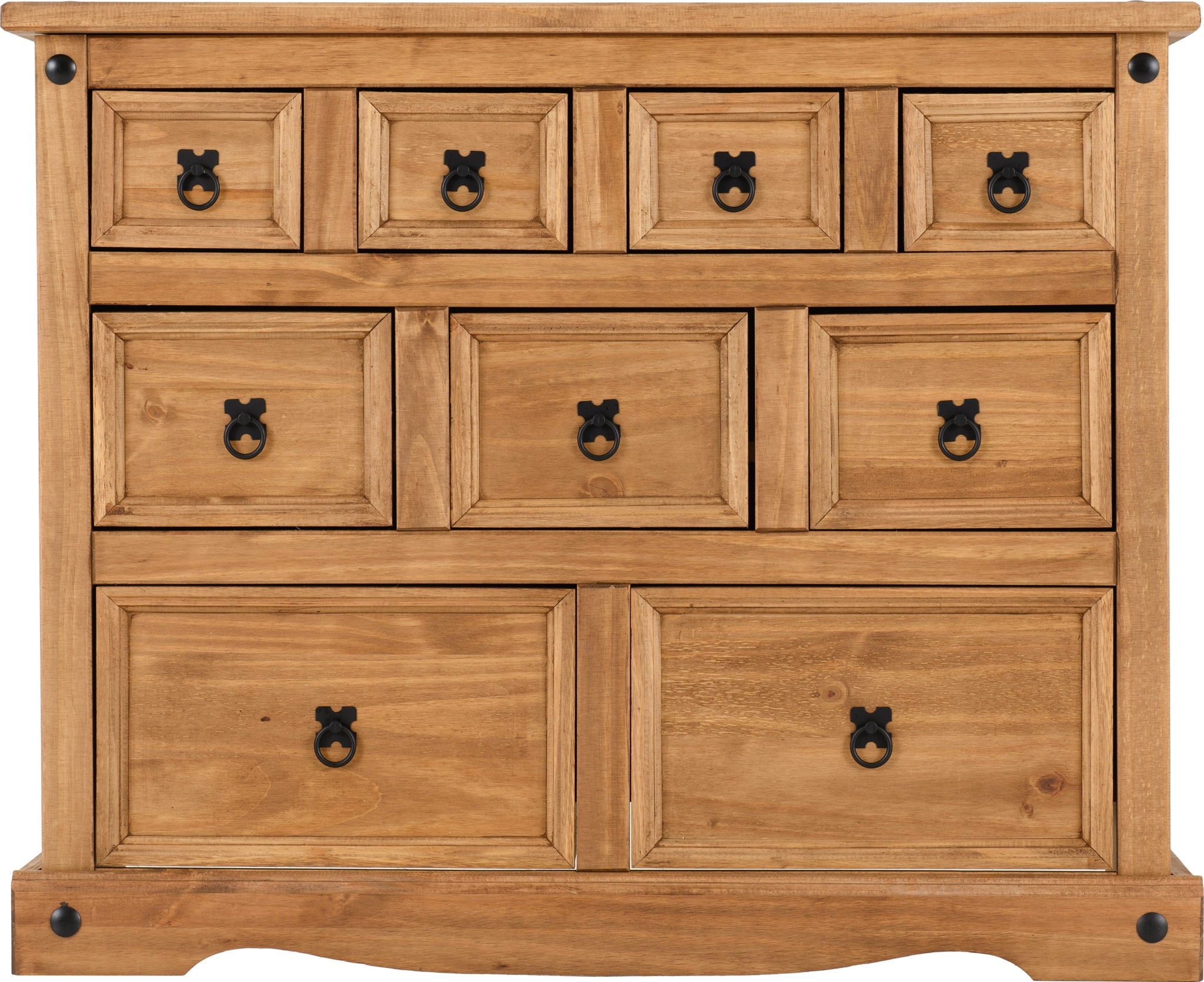 waxed pine tv stand