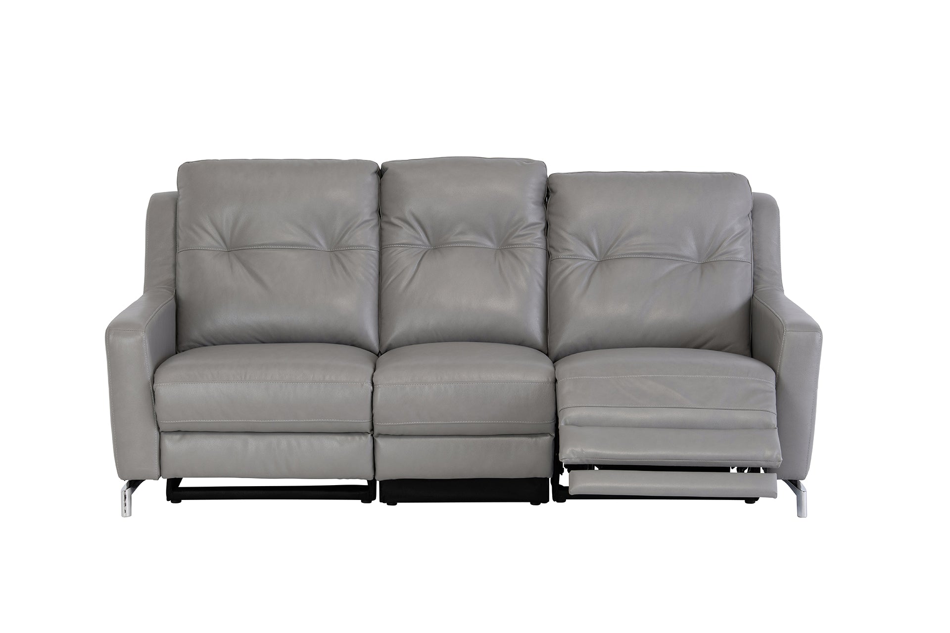 Winthorp Leather Electric Recliner Set - USB Ports