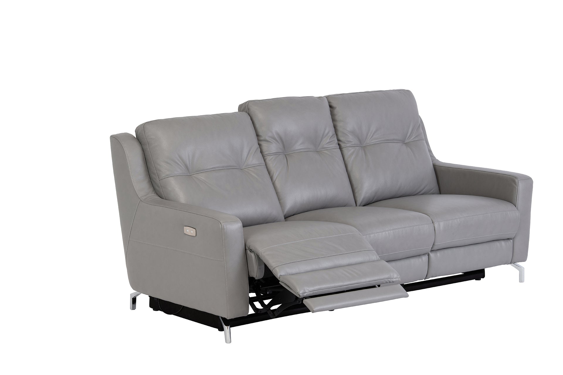 Winthorp Leather Electric Recliner Set - USB Ports