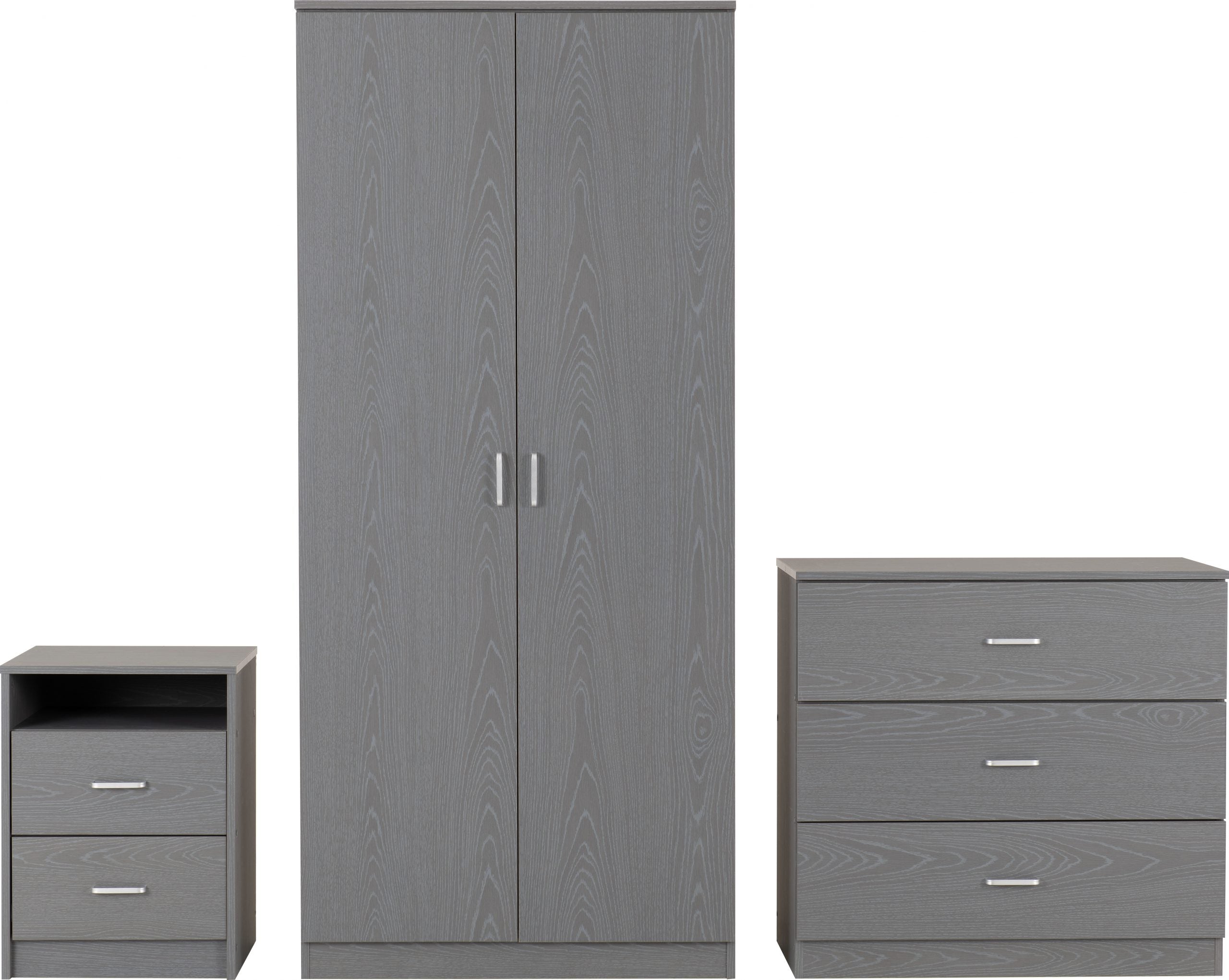 grey chest of 3 drawers